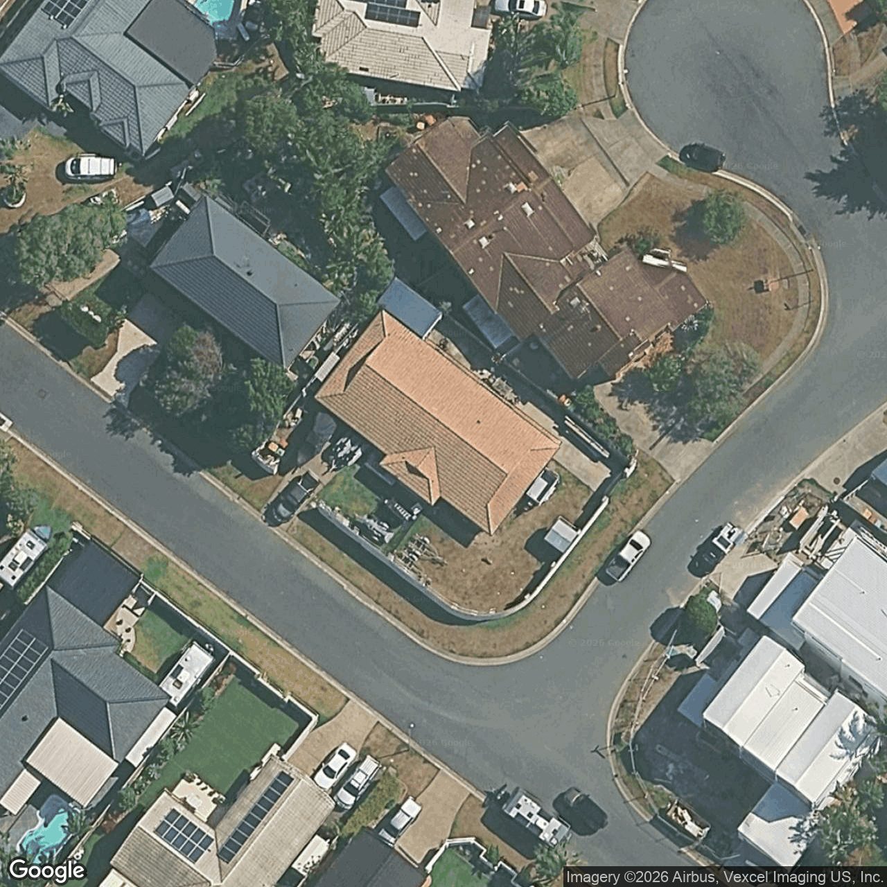 Aerial view of 31 Coronet Crescent, Burleigh Waters QLD 4220