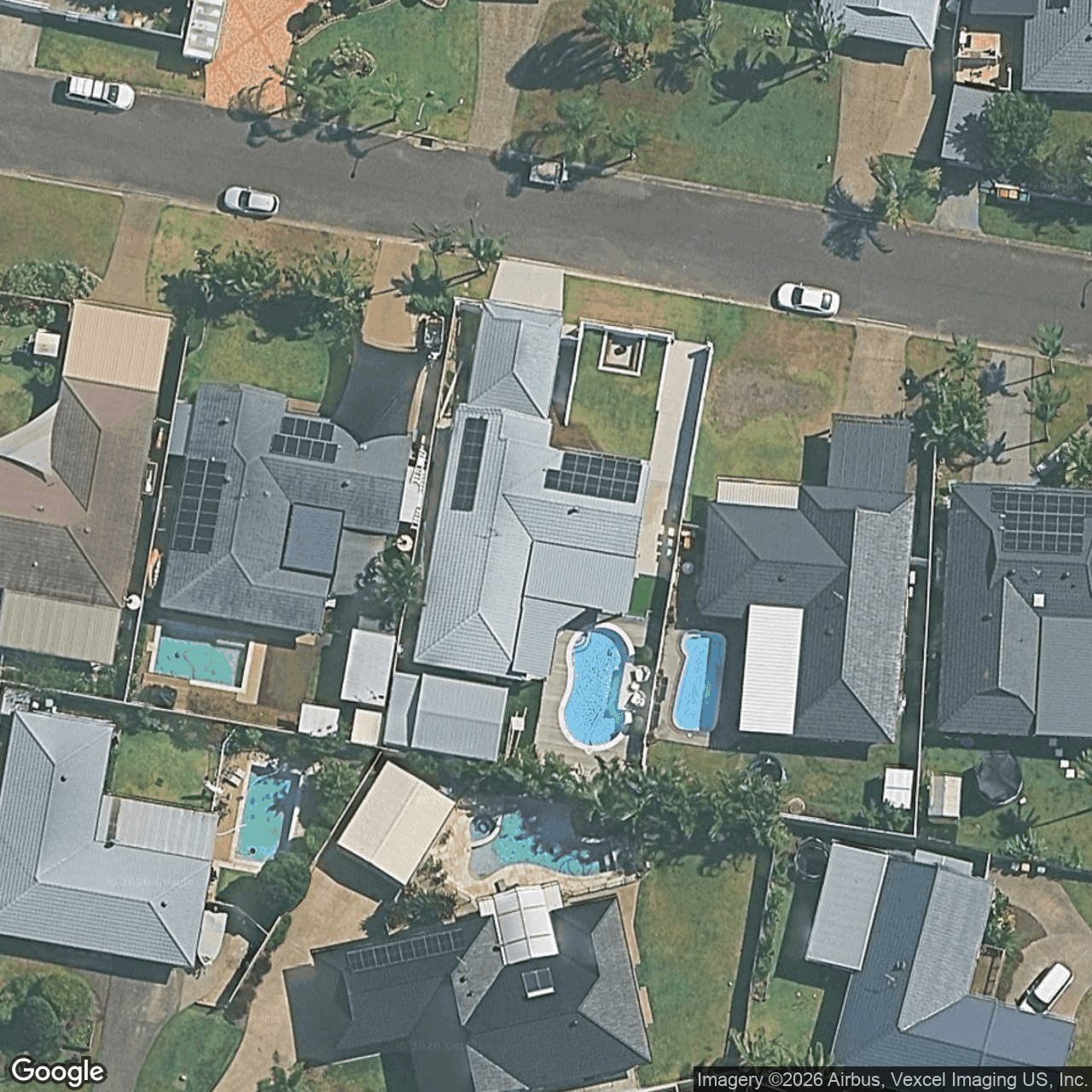 Aerial view of 6 Maple Court, Burleigh Waters QLD 4220