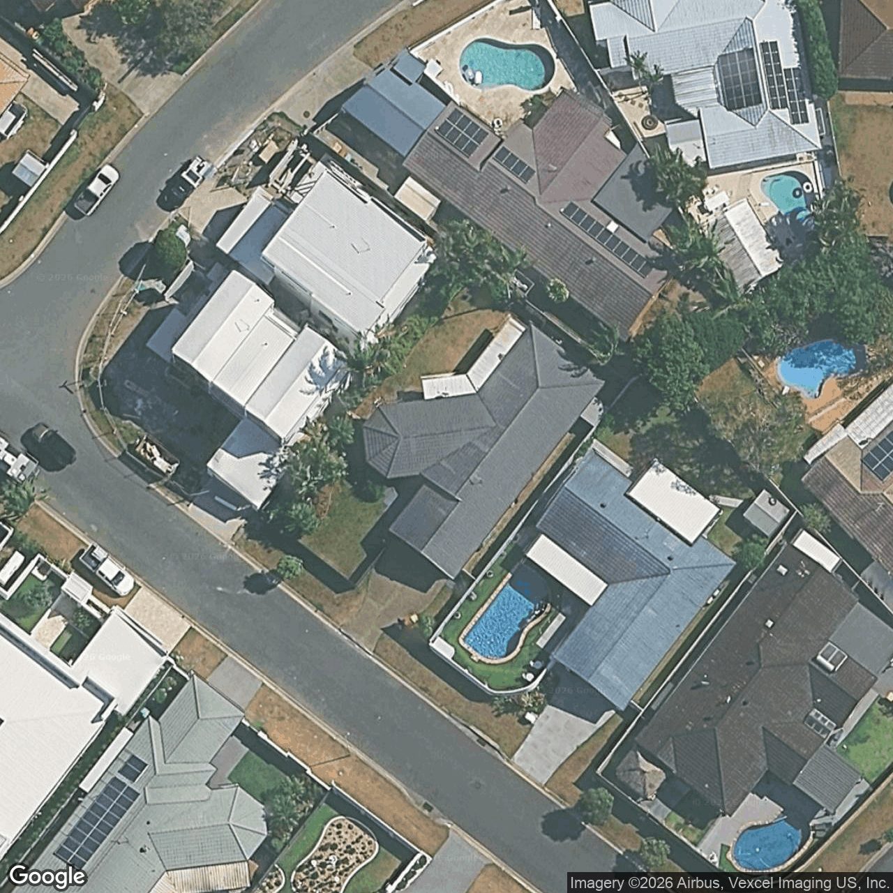 Aerial view of 27 Coronet Crescent, Burleigh Waters QLD 4220