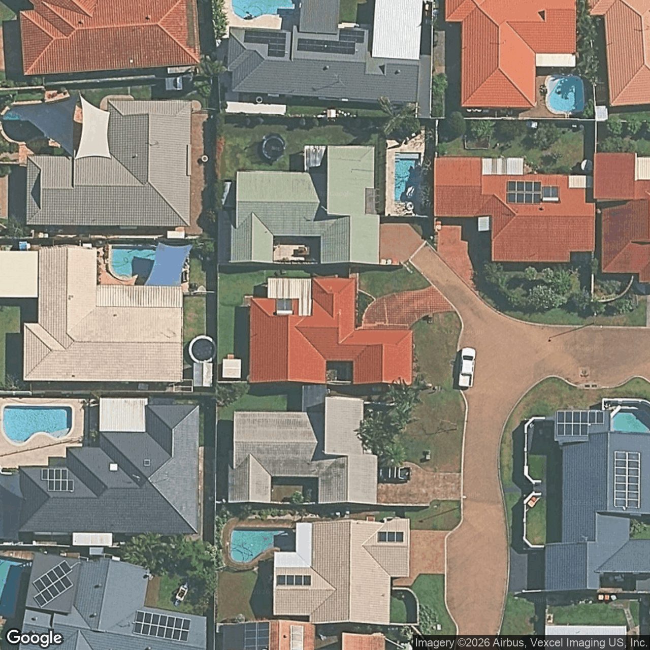 Aerial view of 8 Oriole Court, Burleigh Waters QLD 4220