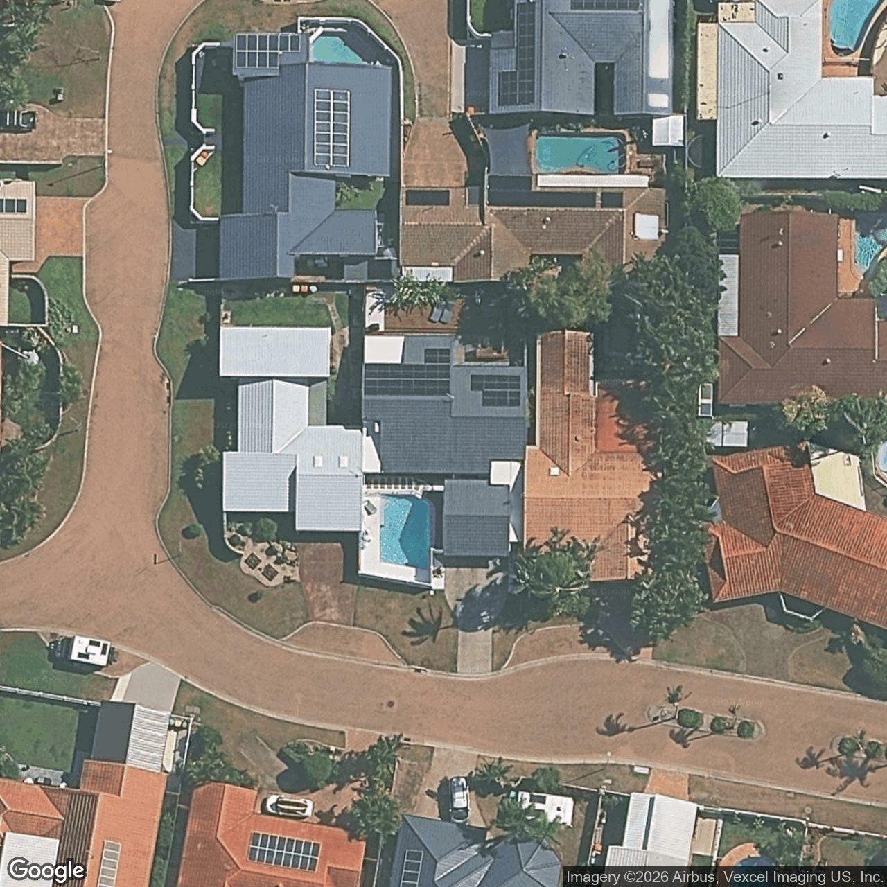 Aerial view of 5 Myna Way, Burleigh Waters QLD 4220