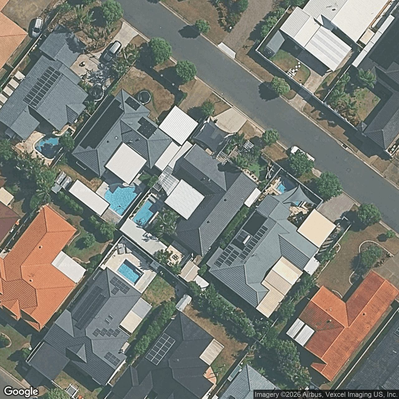 Aerial view of 20 Coronet Crescent, Burleigh Waters QLD 4220