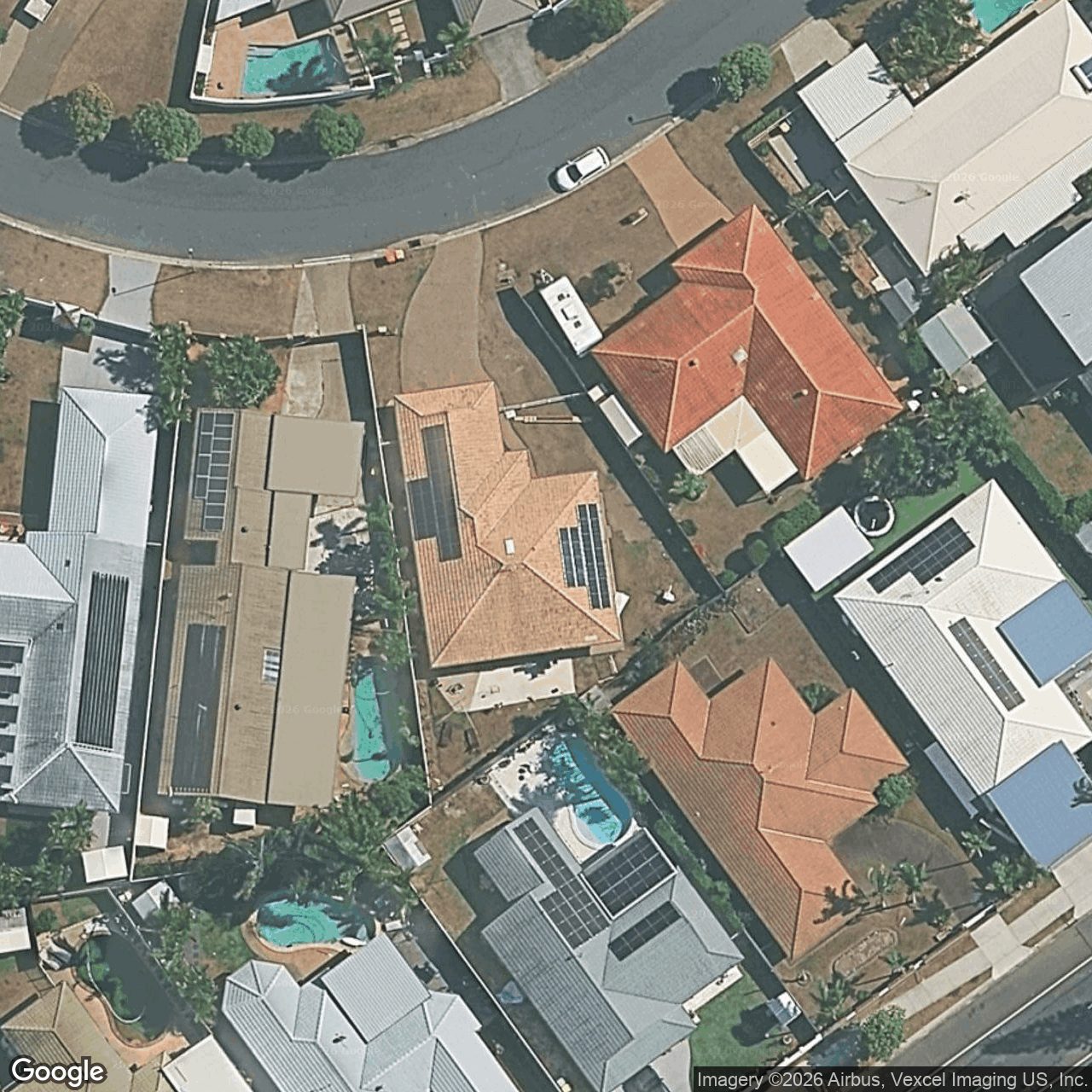 Aerial view of 6 Coronet Crescent, Burleigh Waters QLD 4220