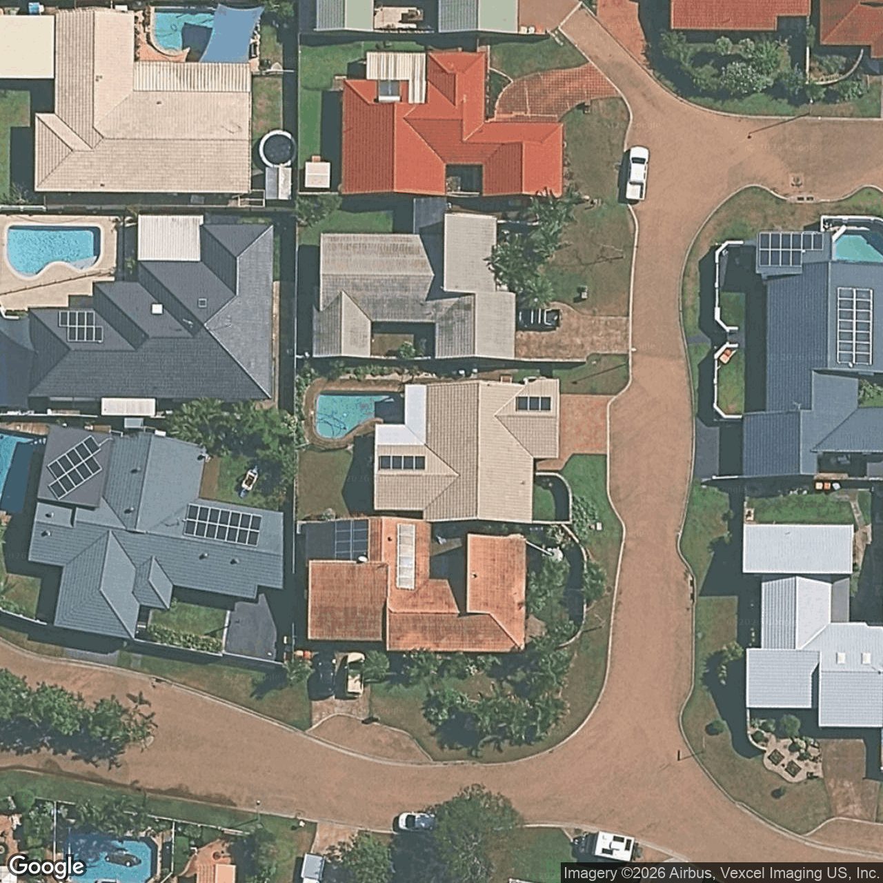 Aerial view of 4 Oriole Court, Burleigh Waters QLD 4220