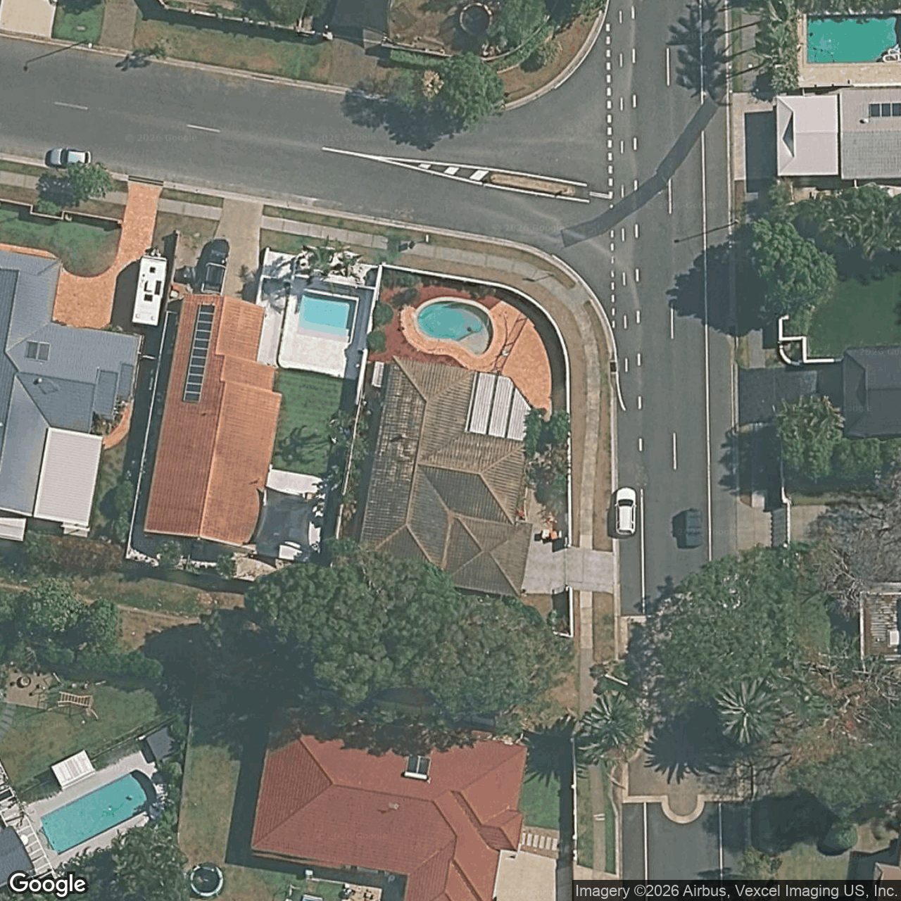 Aerial view of 2 Wedgebill Parade, Burleigh Waters QLD 4220