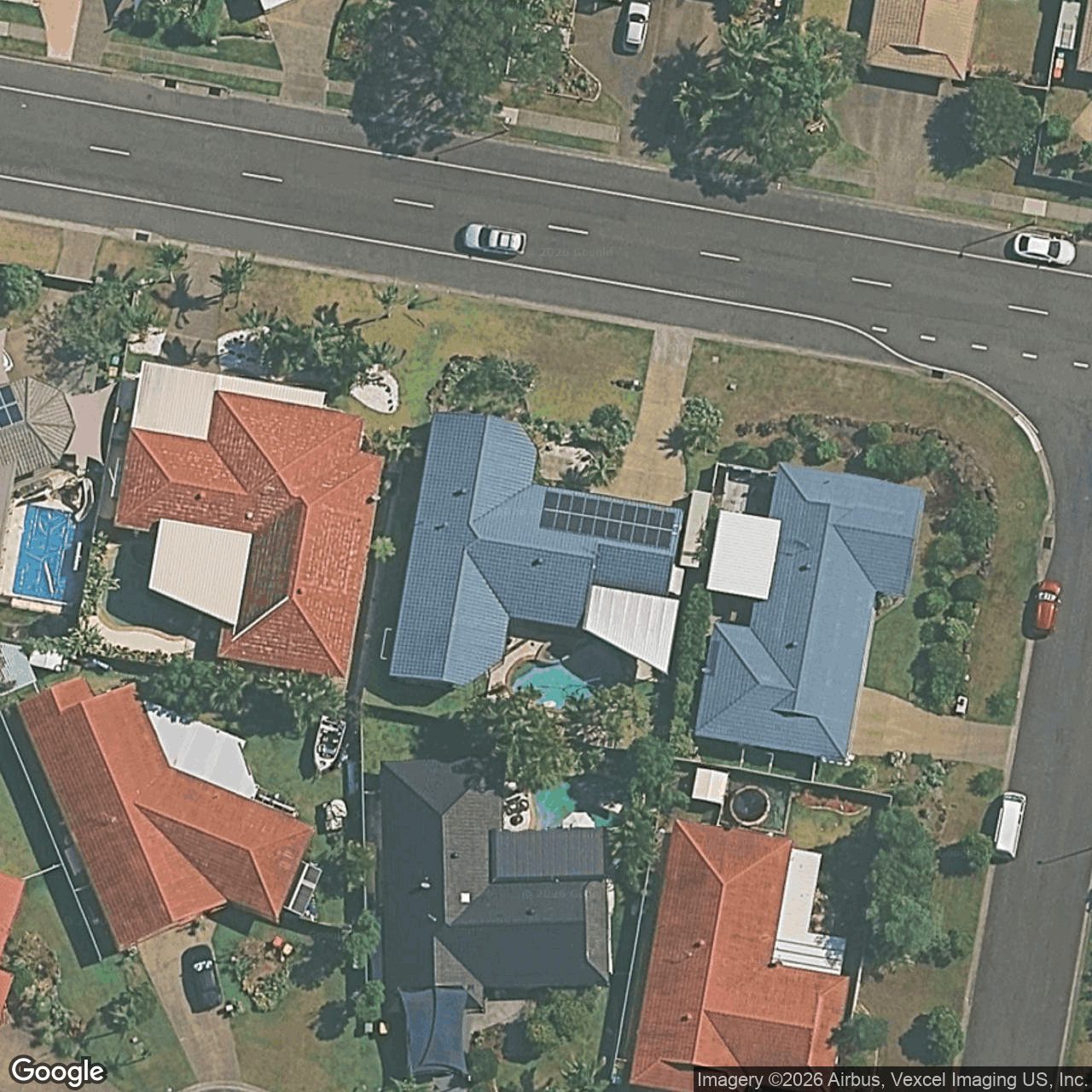 Aerial view of 86 Treeview Drive, Burleigh Waters QLD 4220