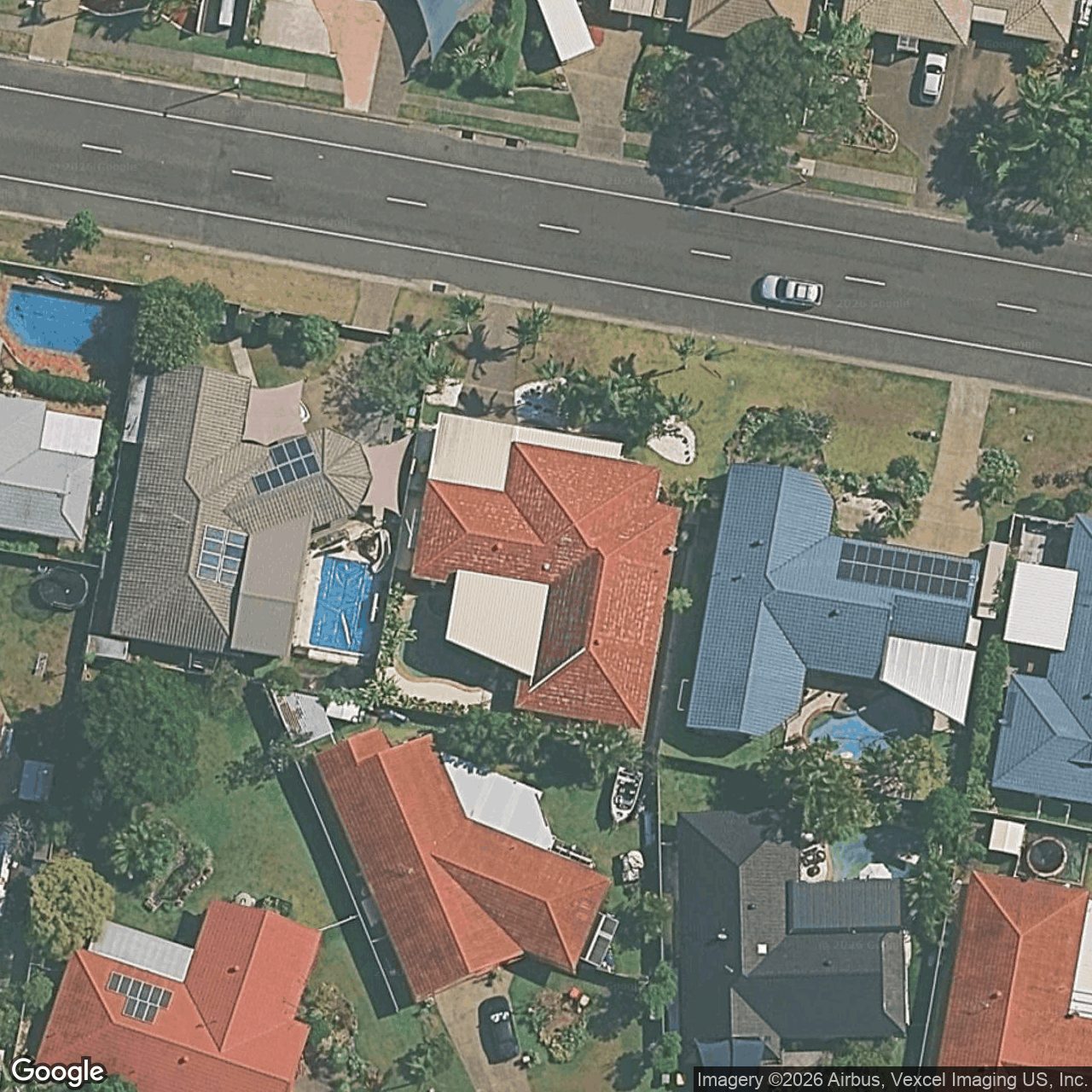 Aerial view of 88 Treeview Drive, Burleigh Waters QLD 4220