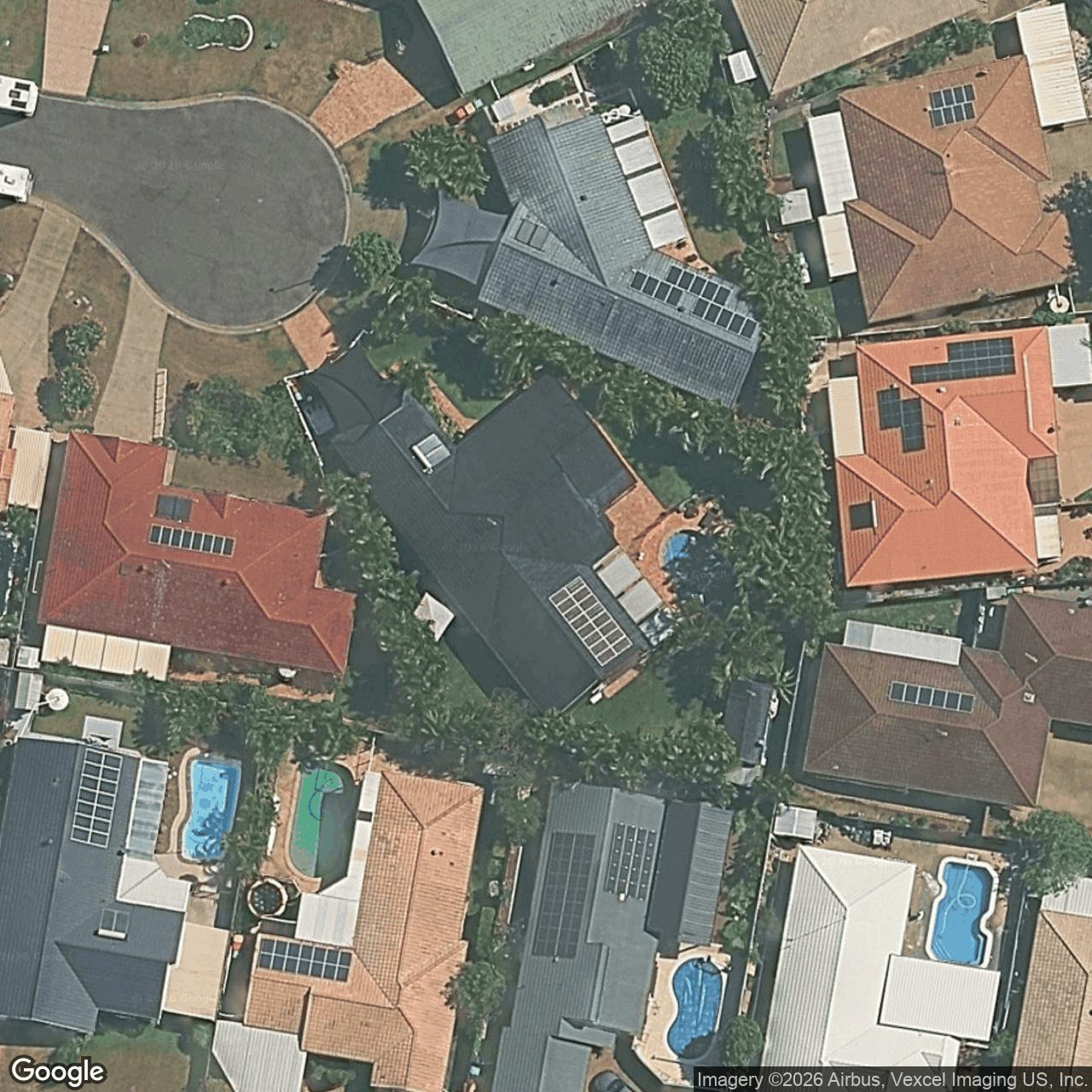 Aerial view of 12 Sugarleaf Court, Burleigh Waters QLD 4220