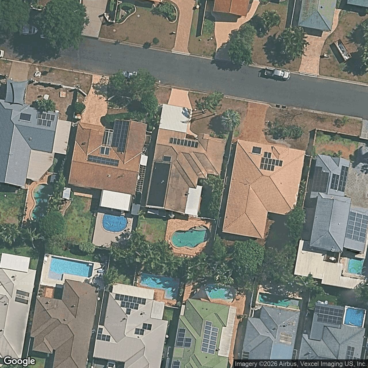 Aerial view of 46 Wedgebill Parade, Burleigh Waters QLD 4220