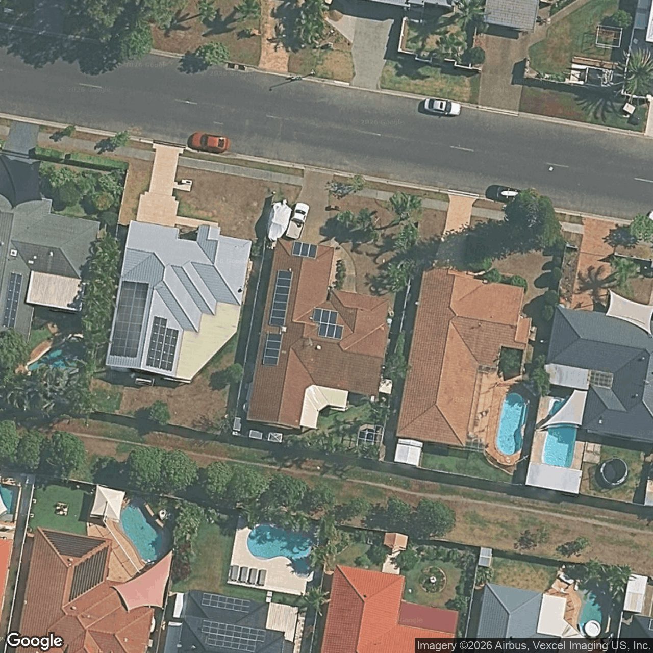 Aerial view of 18 Wedgebill Parade, Burleigh Waters QLD 4220