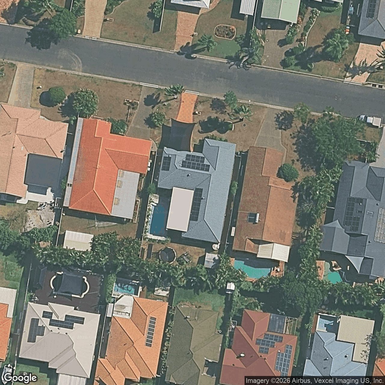 Aerial view of 60 Wedgebill Parade, Burleigh Waters QLD 4220