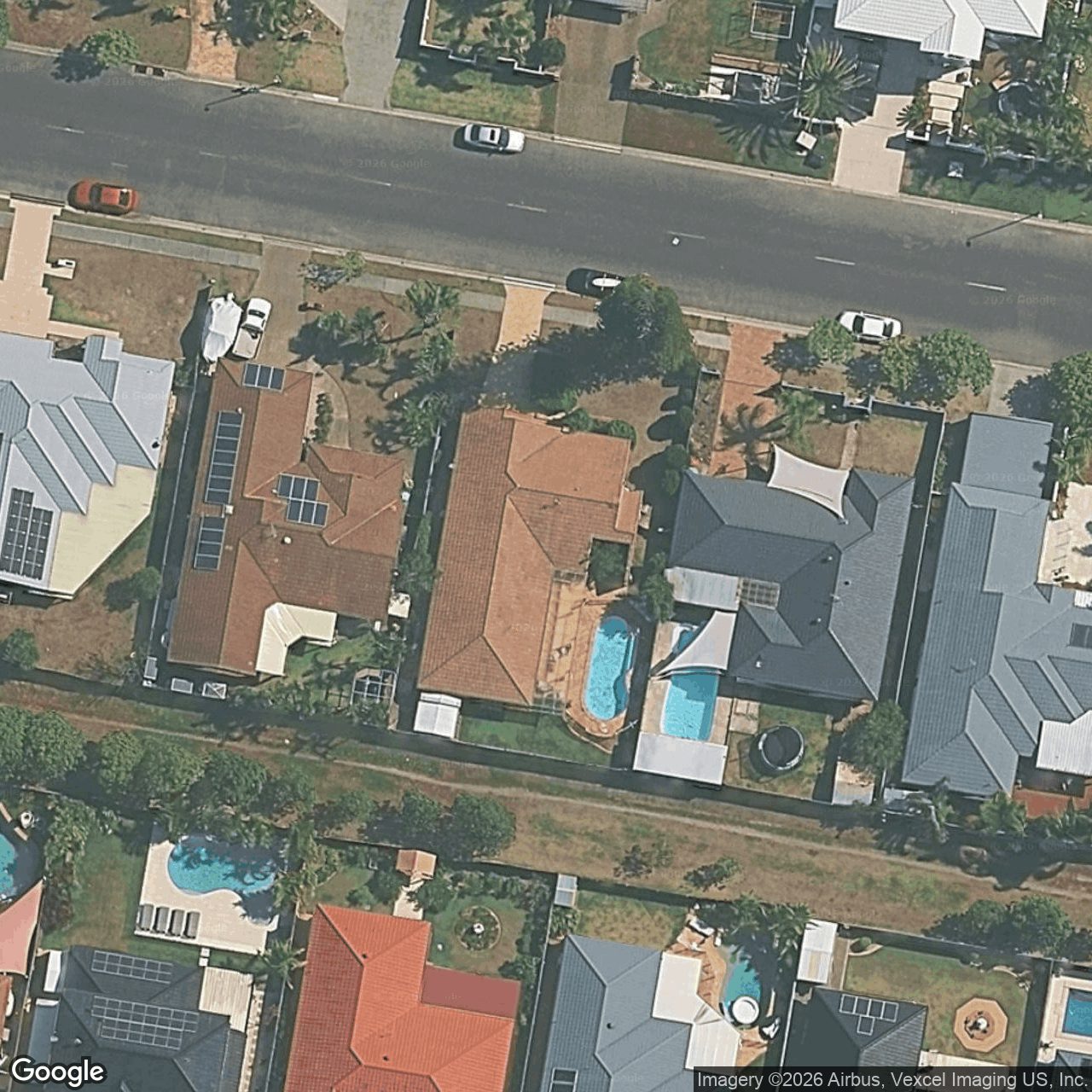 Aerial view of 16 Wedgebill Parade, Burleigh Waters QLD 4220