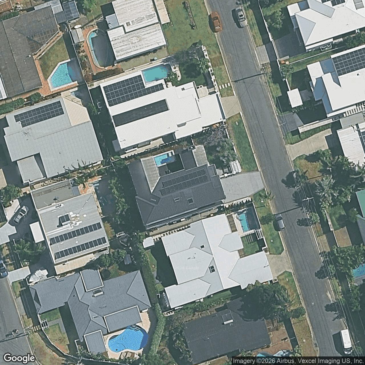 Aerial view of 6 Clinton Avenue, Burleigh Waters QLD 4220