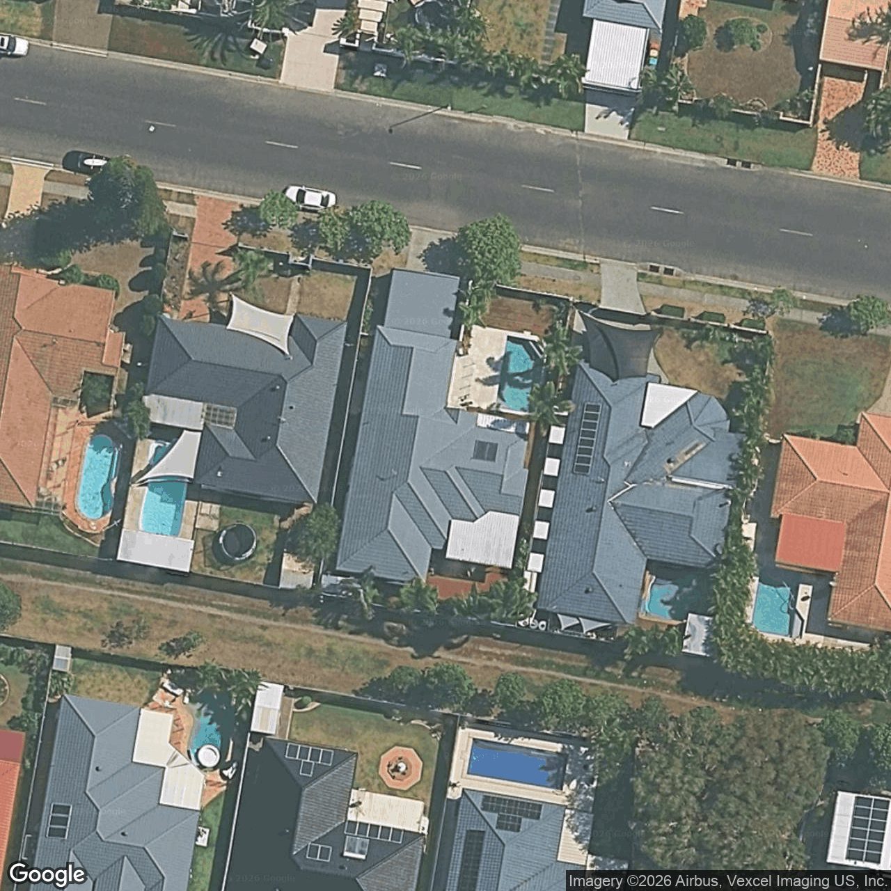 Aerial view of 12 Wedgebill Parade, Burleigh Waters QLD 4220