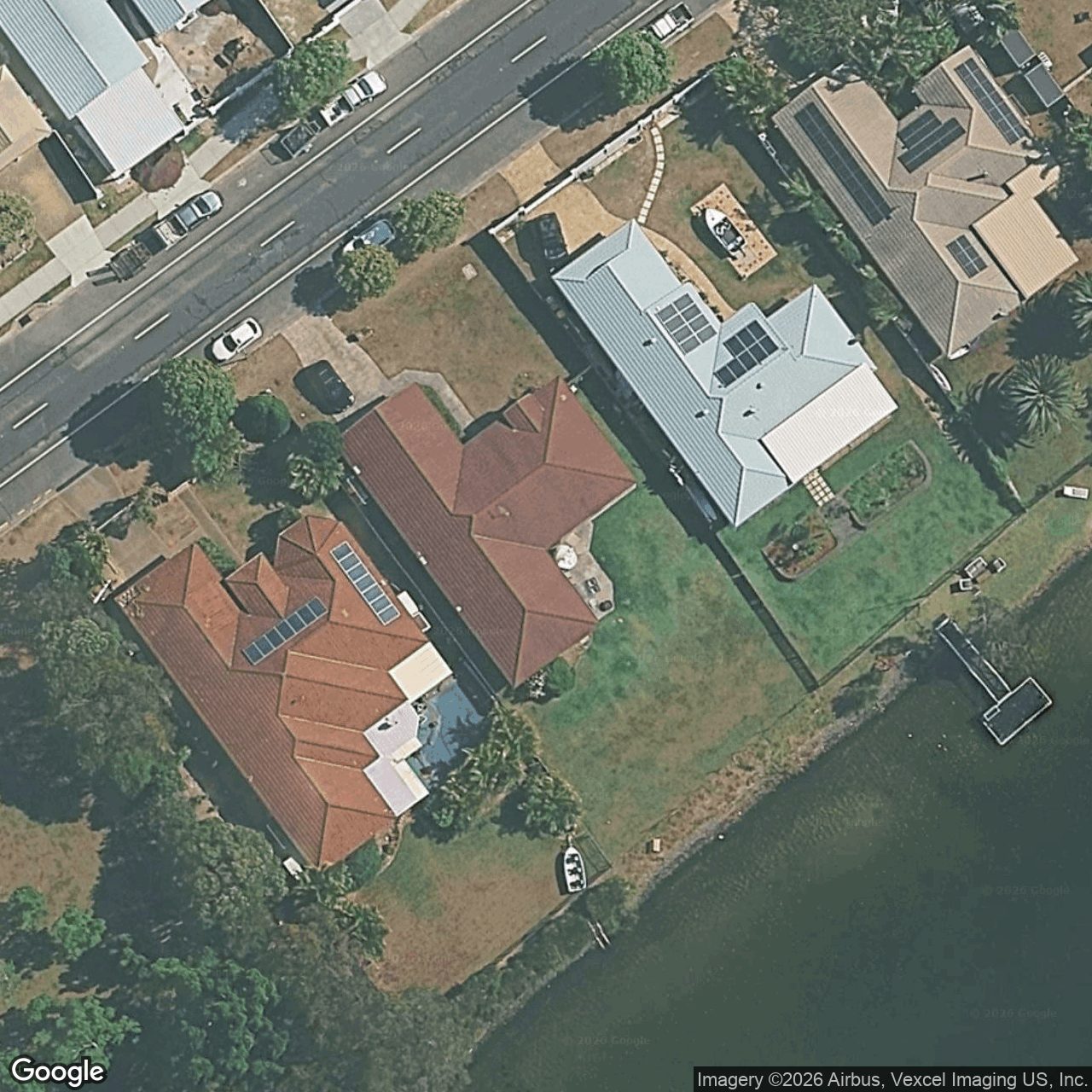 Aerial view of 92 Honeyeater Drive, Burleigh Waters QLD 4220