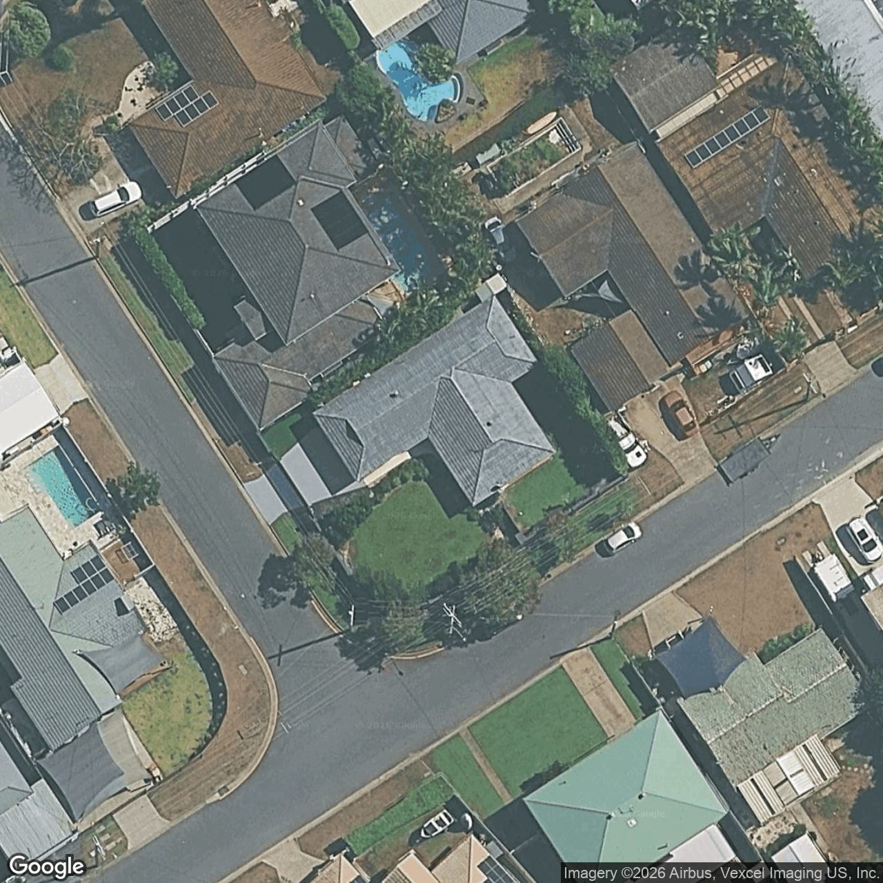 Aerial view of 24 Kestrel Drive, Burleigh Waters QLD 4220