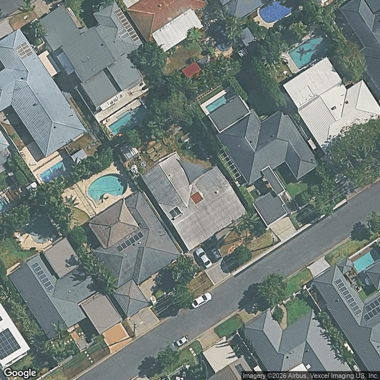 Aerial view of 15 Kestrel Drive, Burleigh Waters QLD 4220