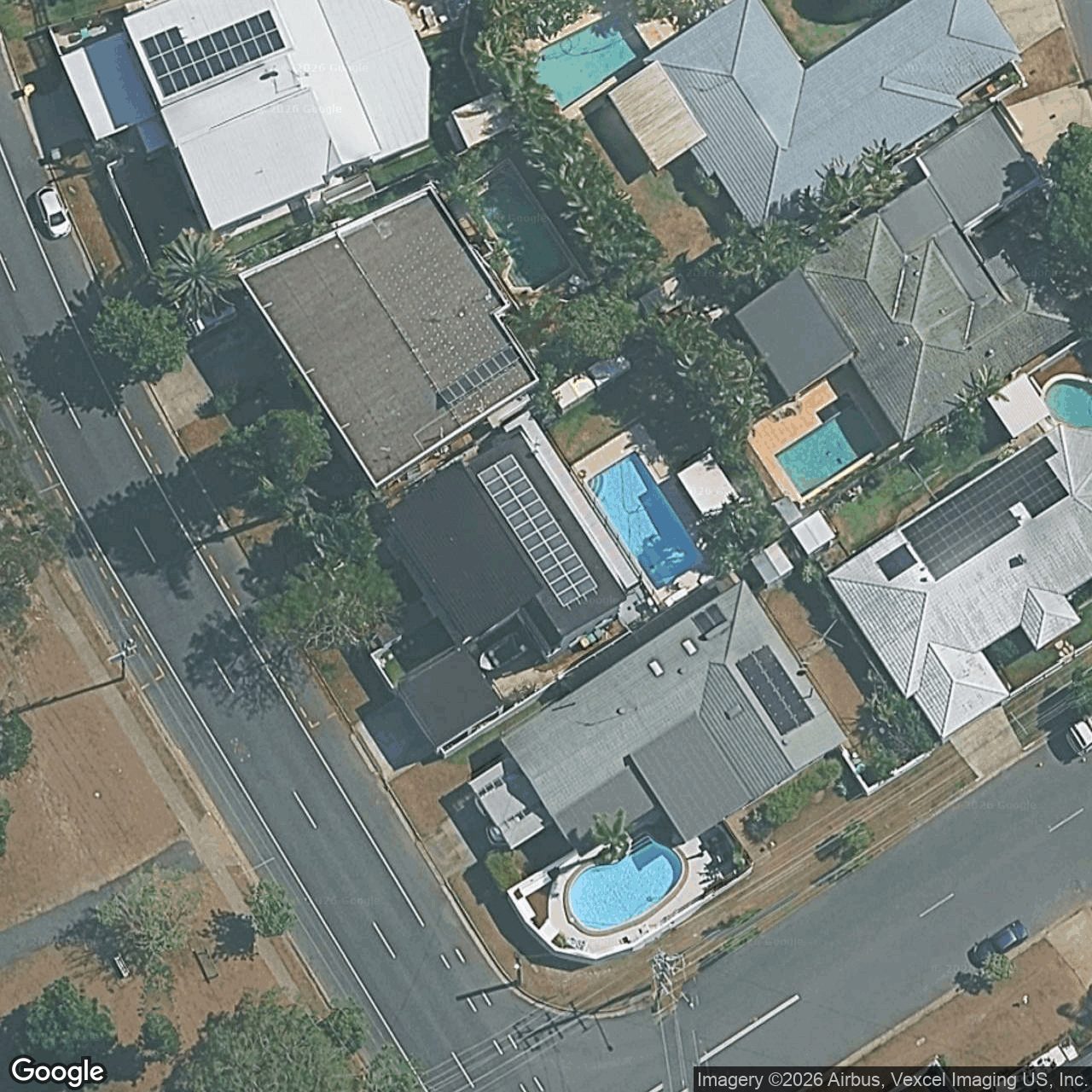 Aerial view of 77 Burleigh Street, Burleigh Waters, QLD 4220