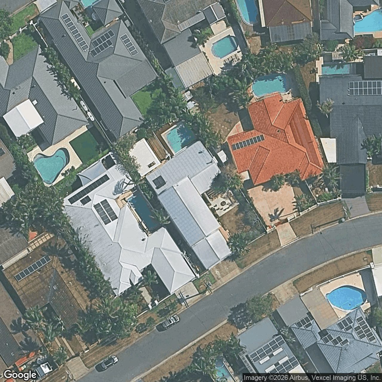 Aerial view of 7 Tern Drive, Burleigh Waters QLD 4220