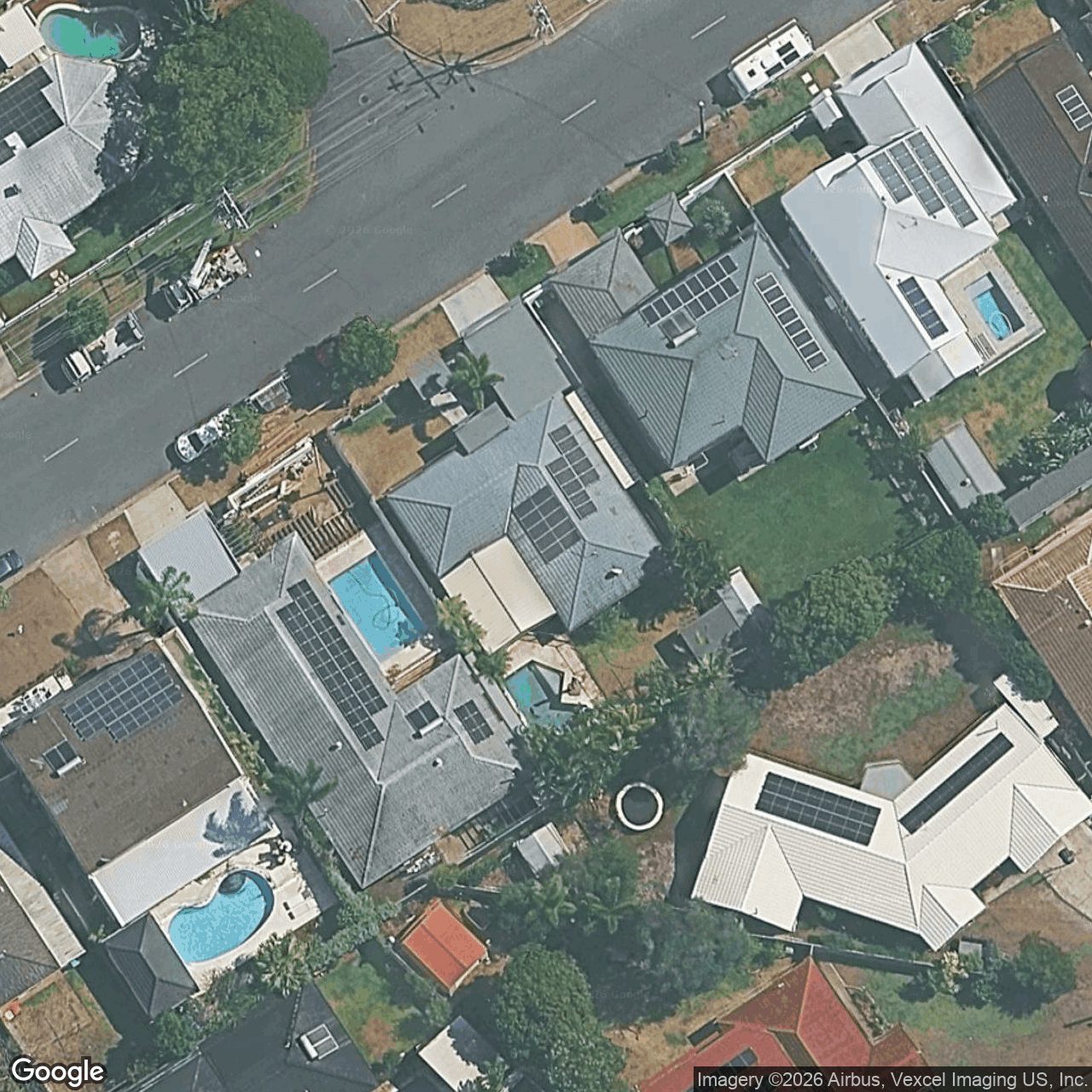 Aerial view of 34 Sandpiper Drive, Burleigh Waters QLD 4220