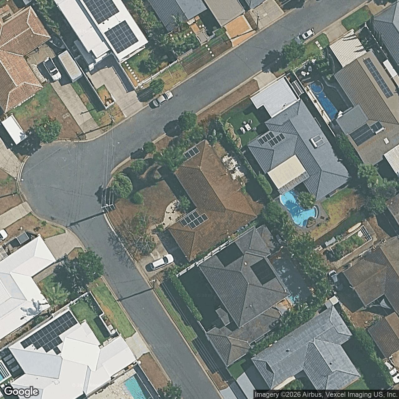 Aerial view of 20 Kestrel Drive, Burleigh Waters QLD 4220