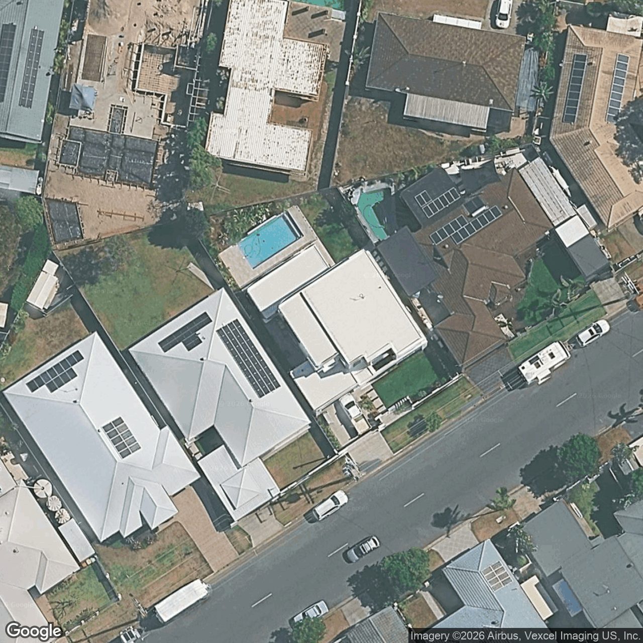 Aerial view of 25 Sandpiper Drive, Burleigh Waters QLD 4220