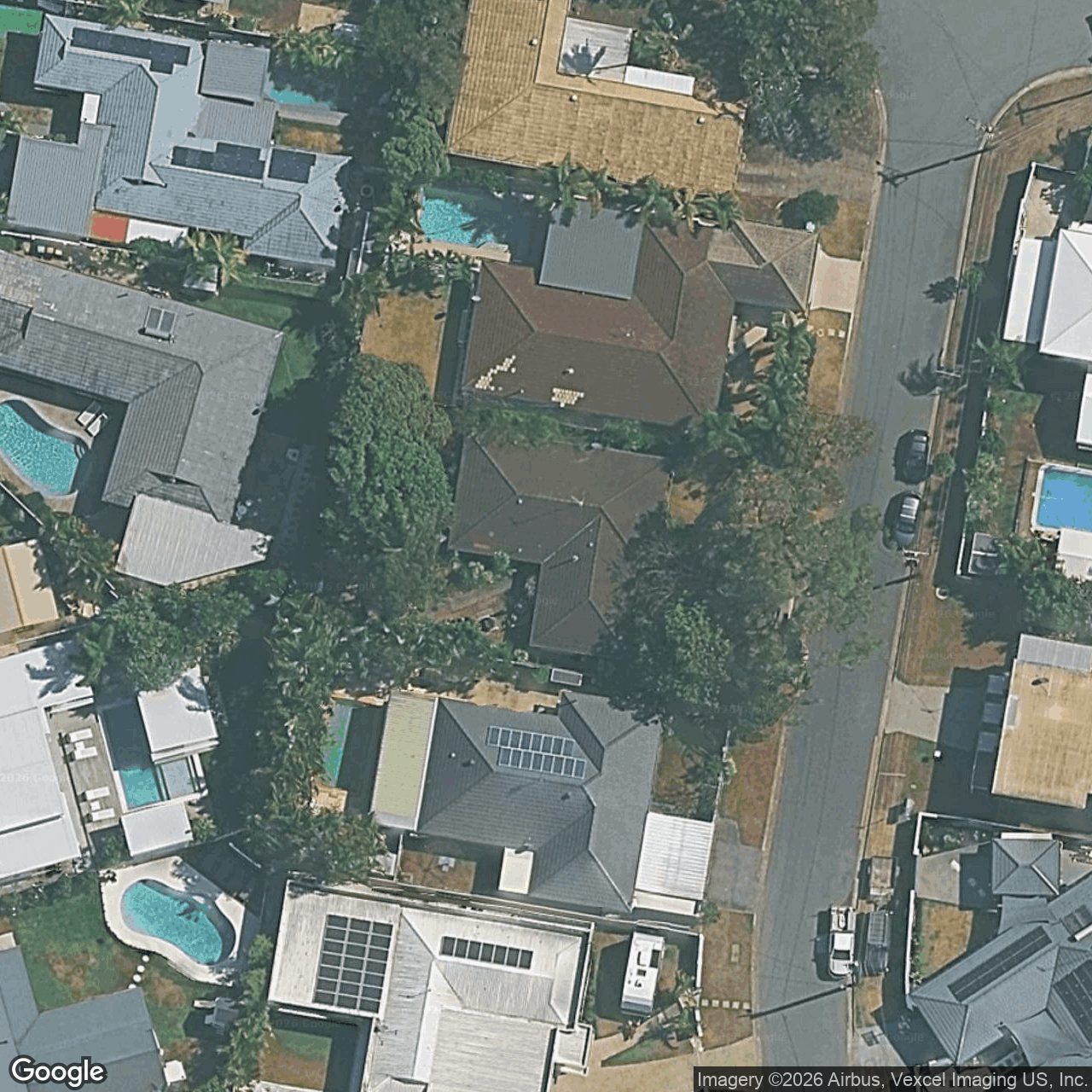 Aerial view of 21 Curlew Crescent, Burleigh Waters QLD 4220