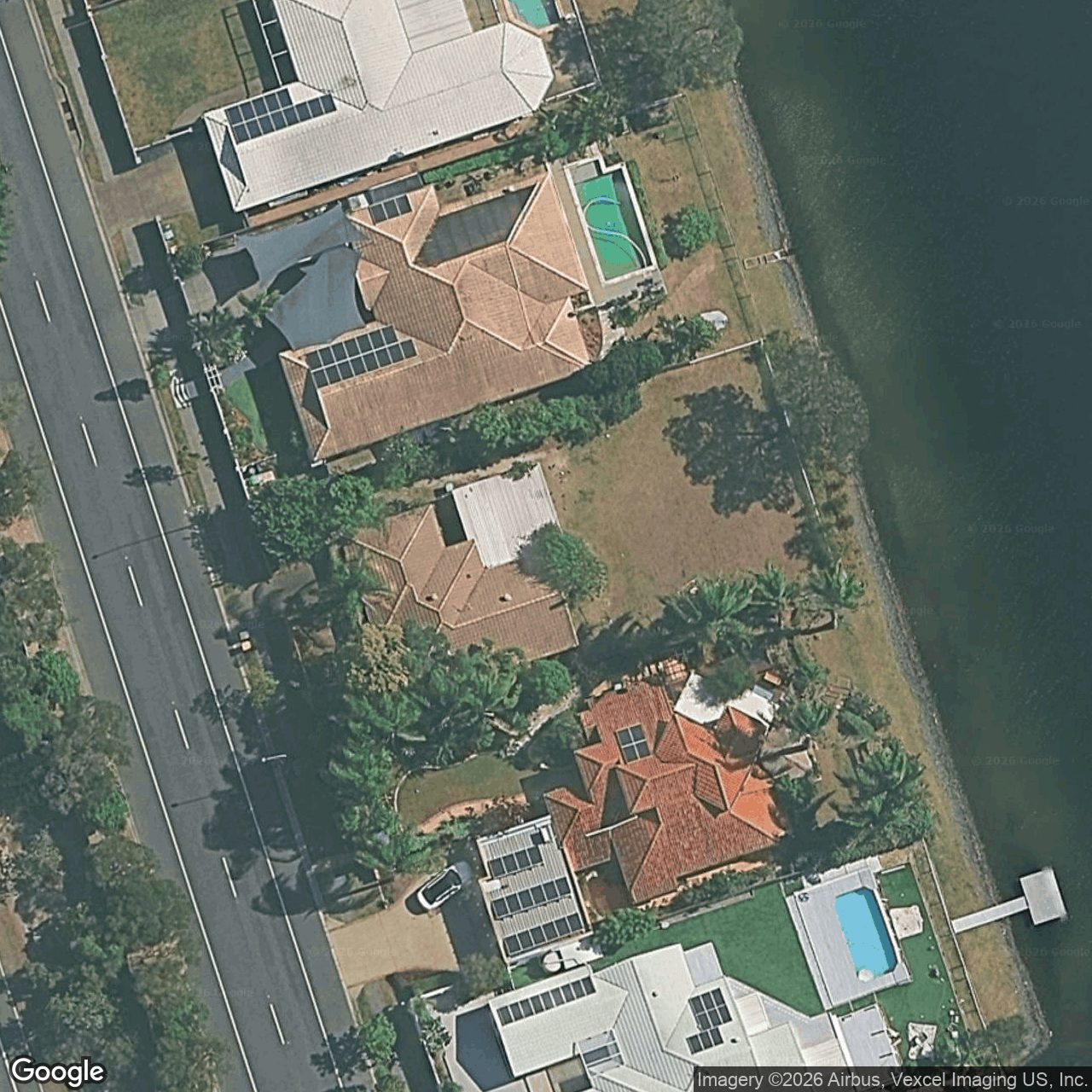 Aerial view of 33 Cassowary Drive, Burleigh Waters QLD 4220