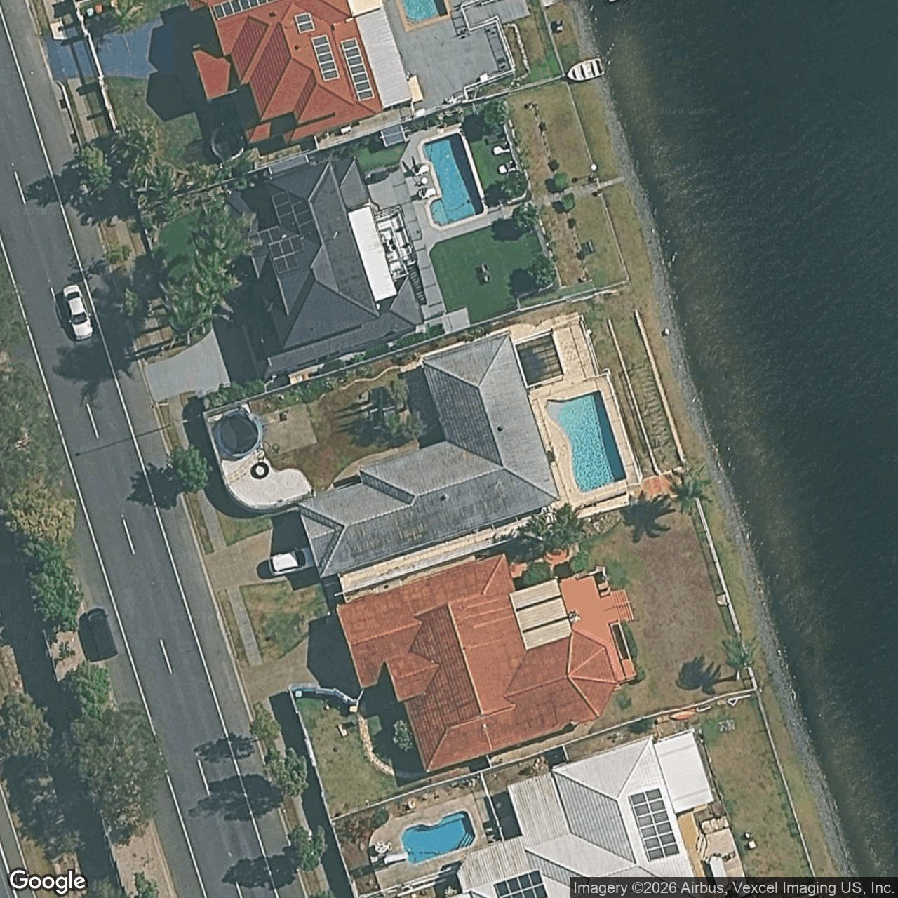 Aerial view of 57 Cassowary Drive, Burleigh Waters QLD 4220