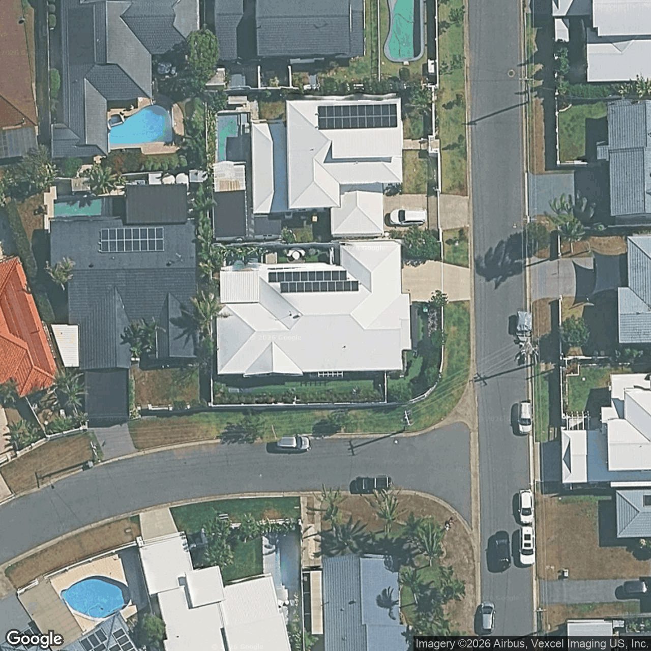 Aerial view of 1 Tern Drive, Burleigh Waters QLD 4220