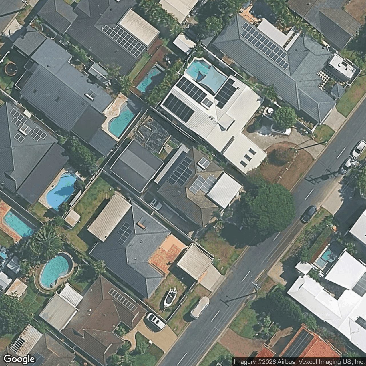 Aerial view of 21 Jabiru Avenue, Burleigh Waters QLD 4220