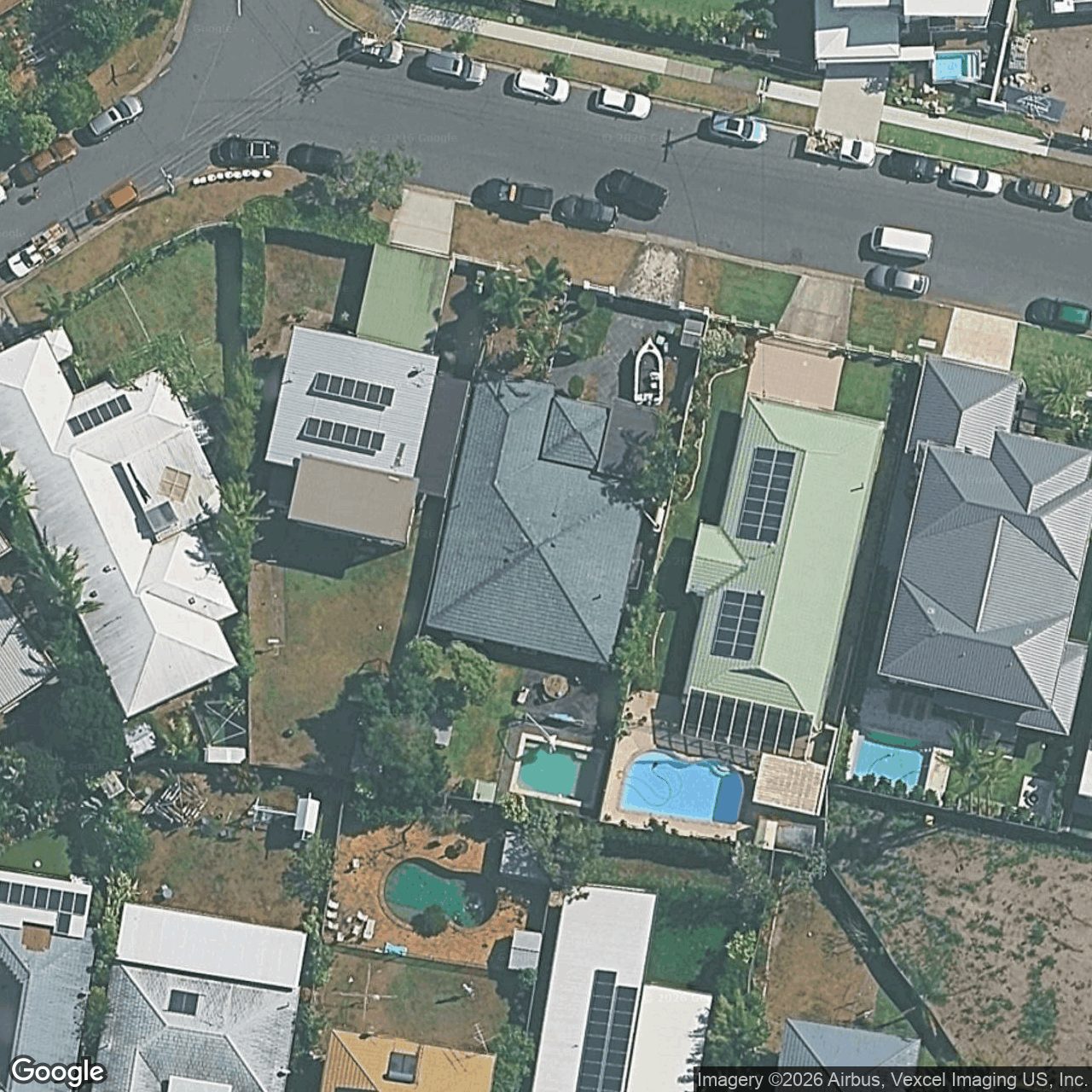 Aerial view of 8 Keith Street, Burleigh Waters QLD 4220
