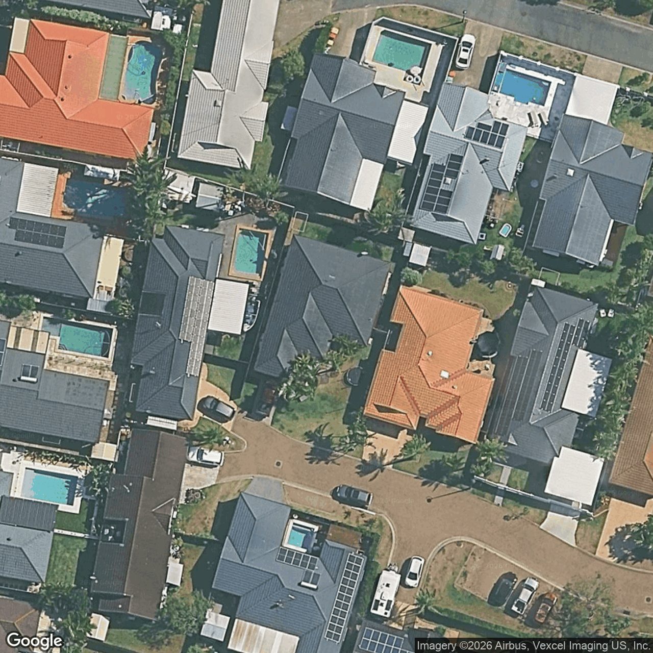 Aerial view of 19 Thornbill Place, Burleigh Waters QLD 4220