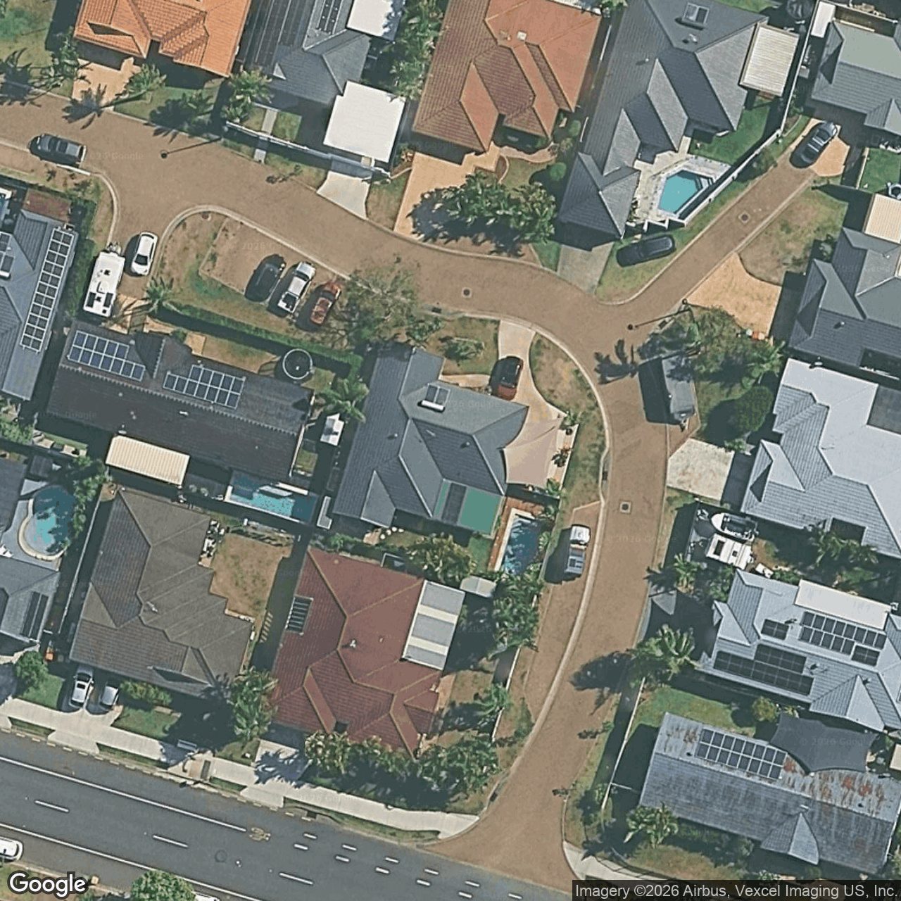 Aerial view of 4 Thornbill Place, Burleigh Waters QLD 4220