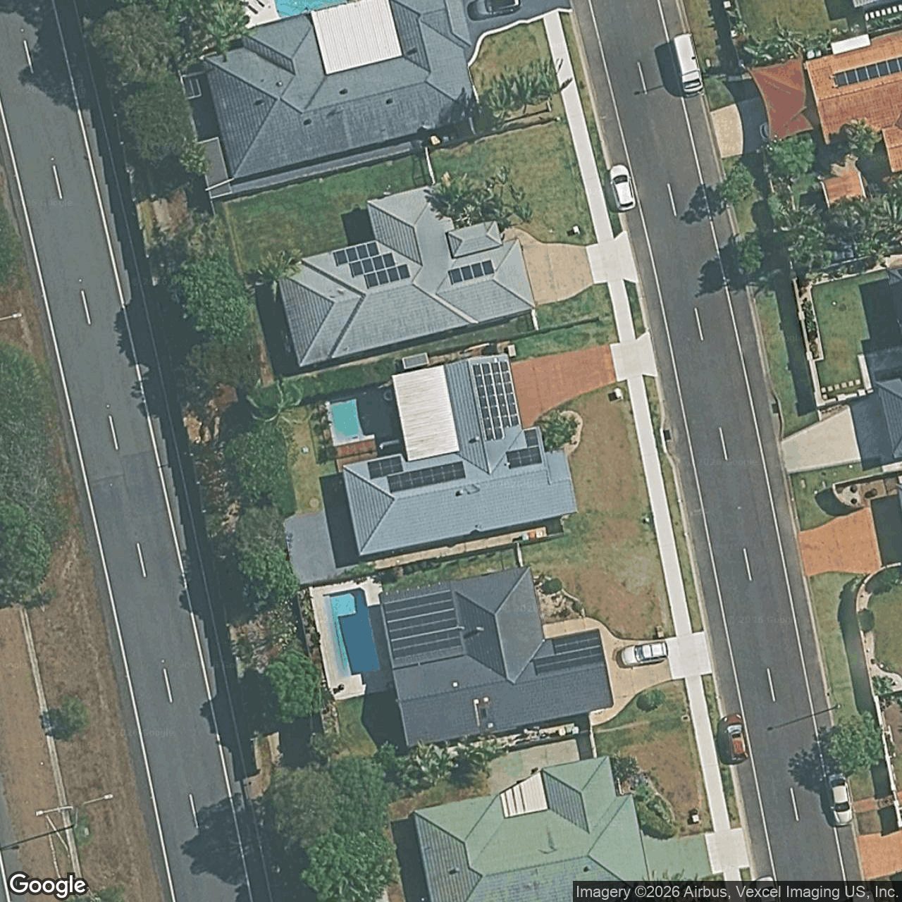 Aerial view of 39 Harrier Drive, Burleigh Waters QLD 4220