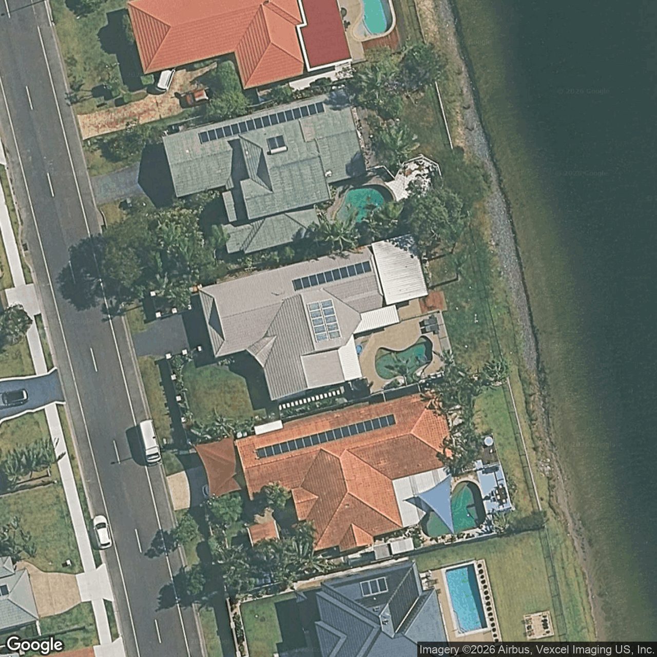 Aerial view of 30 Harrier Drive, Burleigh Waters QLD 4220