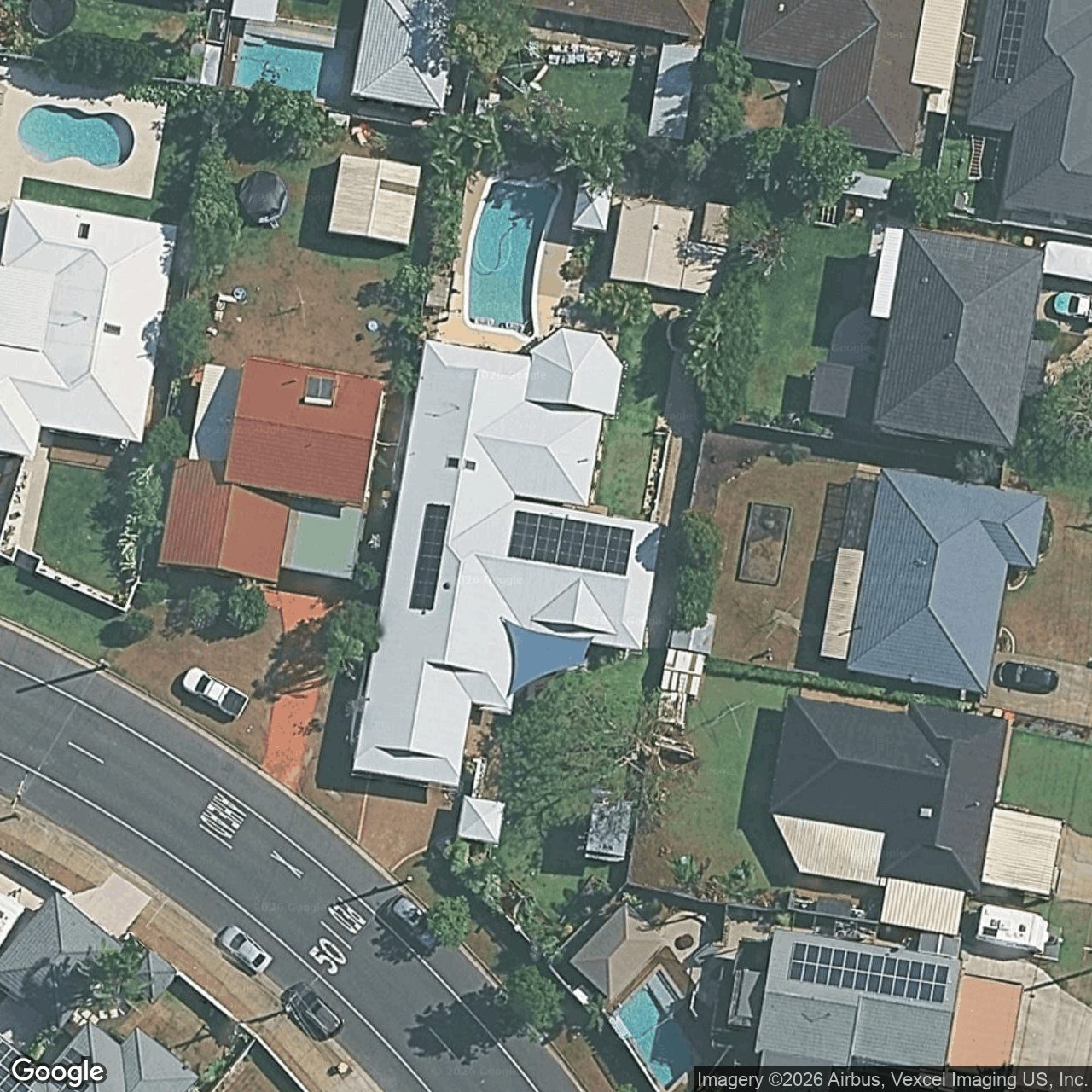 Aerial view of 91 Burleigh Street, Burleigh Waters QLD 4220