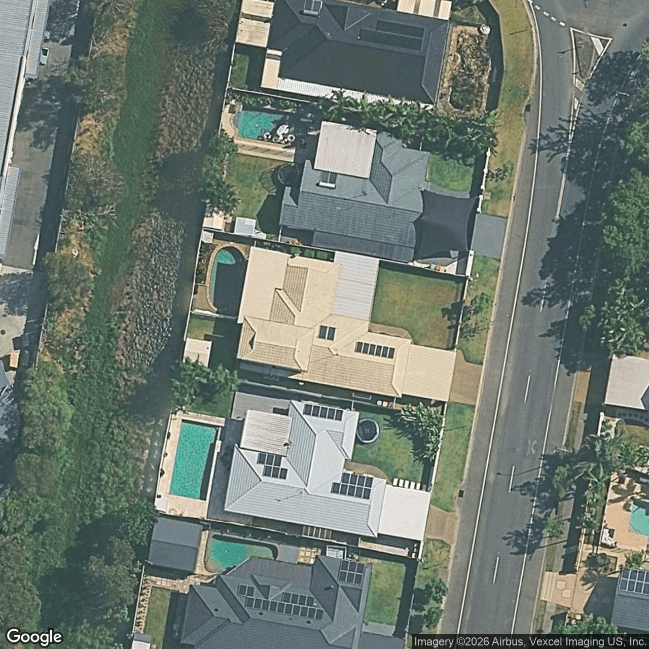 Aerial view of 94 Cassowary Drive, Burleigh Waters QLD 4220