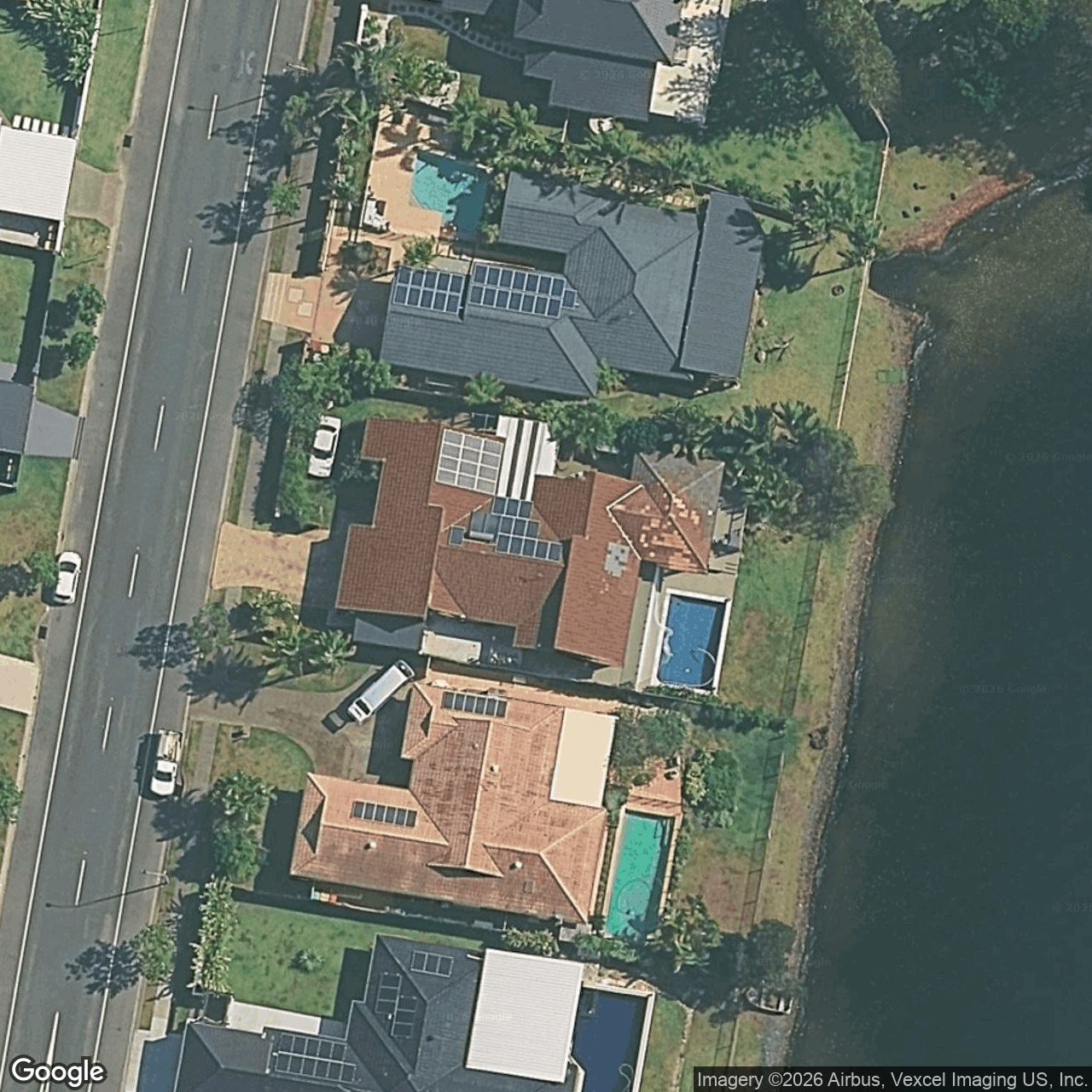 Aerial view of 89 Cassowary Drive, Burleigh Waters QLD 4220