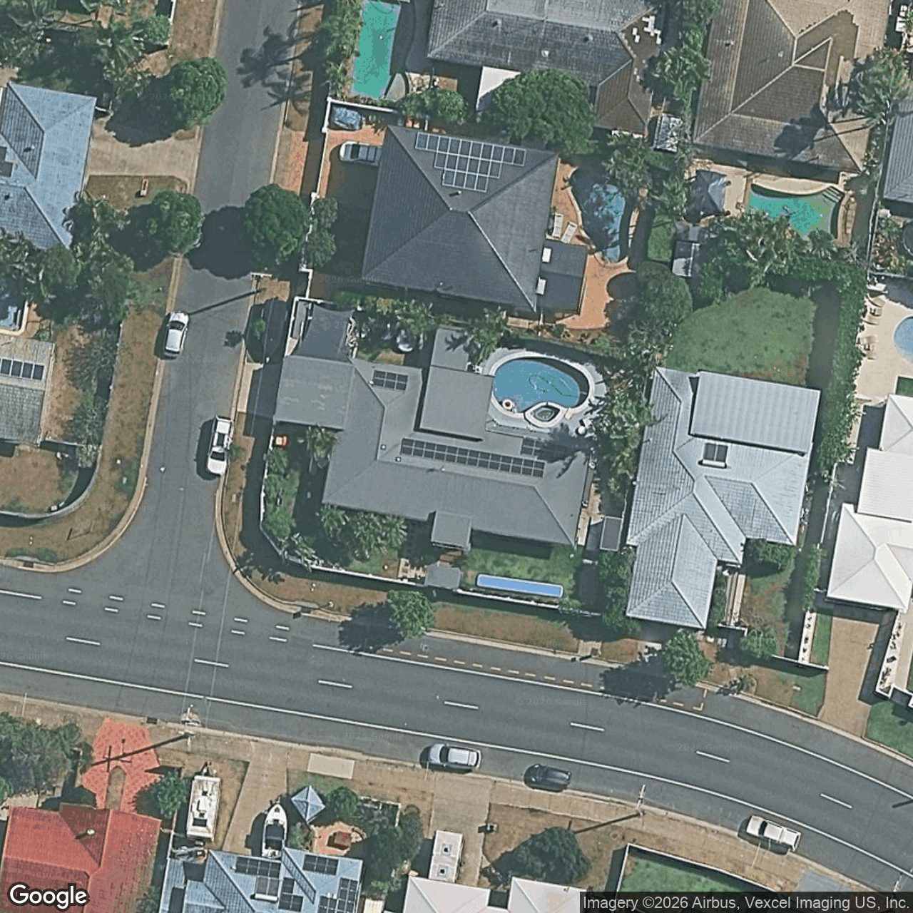 Aerial view of 99 Burleigh Street, Burleigh Waters QLD 4220