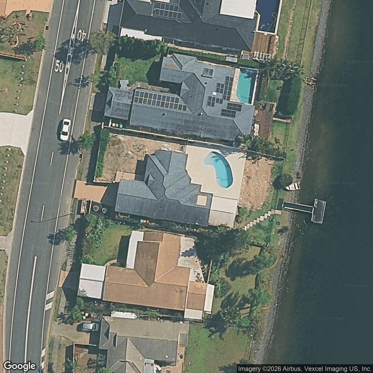 Aerial view of 81 Cassowary Drive, Burleigh Waters QLD 4220