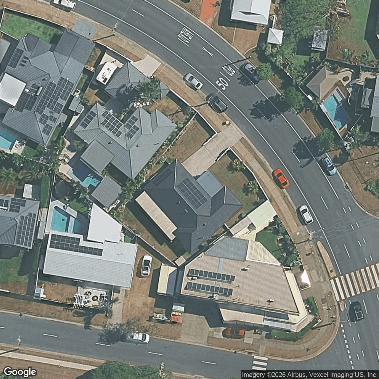 Aerial view of 102 Burleigh Street, Burleigh Waters QLD 4220
