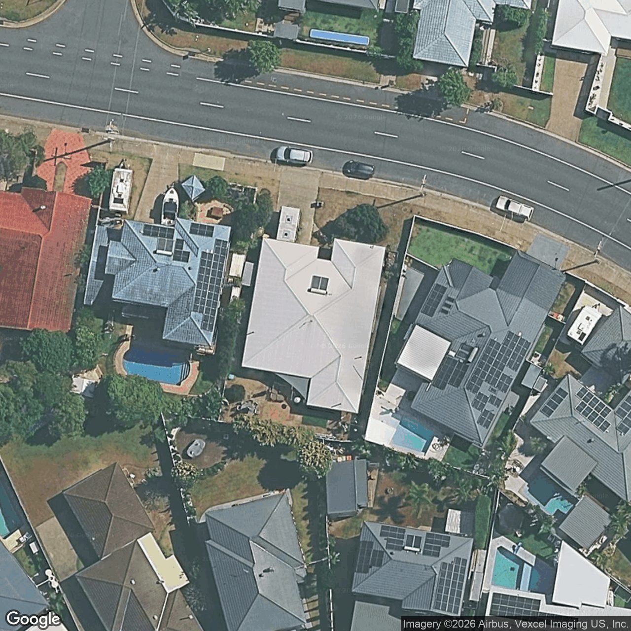 Aerial view of 108 Burleigh Street, Burleigh Waters QLD 4220
