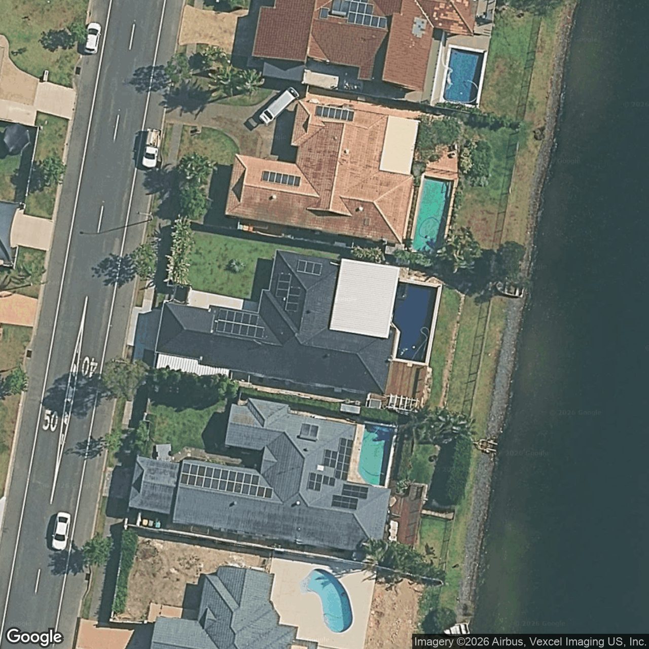 Aerial view of 85 Cassowary Drive, Burleigh Waters QLD 4220