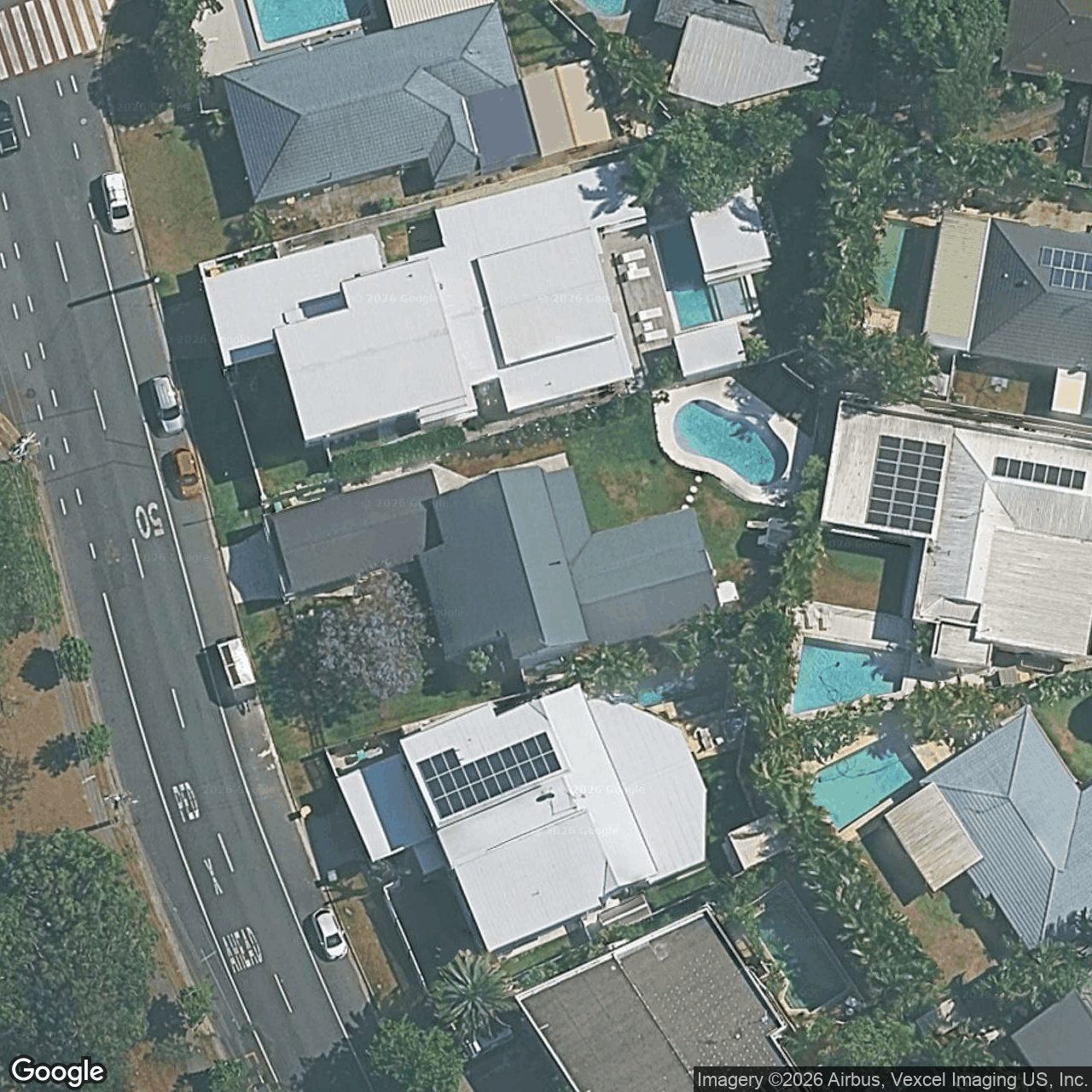 Aerial view of 83 Burleigh Street, Burleigh Waters QLD 4220