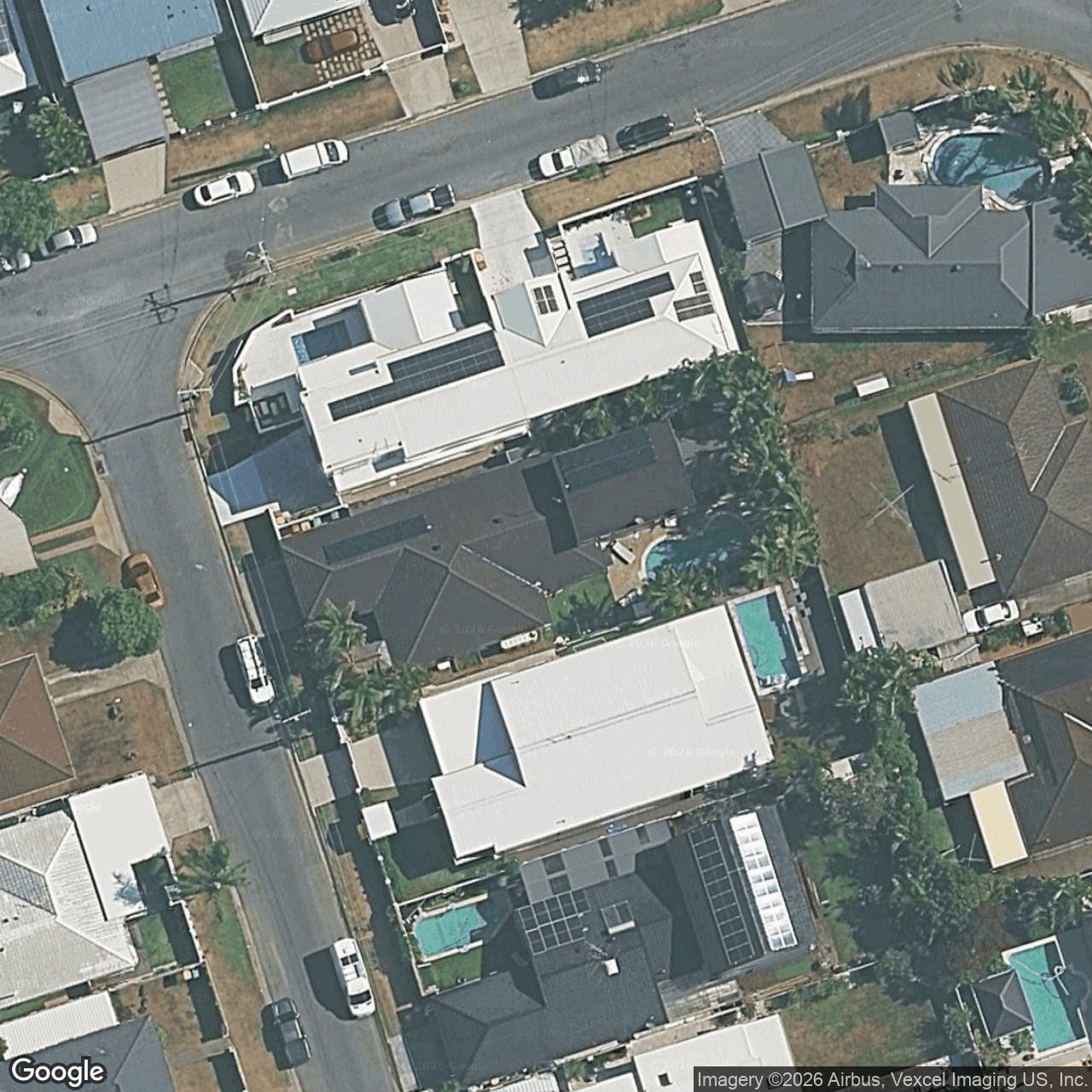 Aerial view of 47 Aruma Avenue, Burleigh Waters QLD 4220