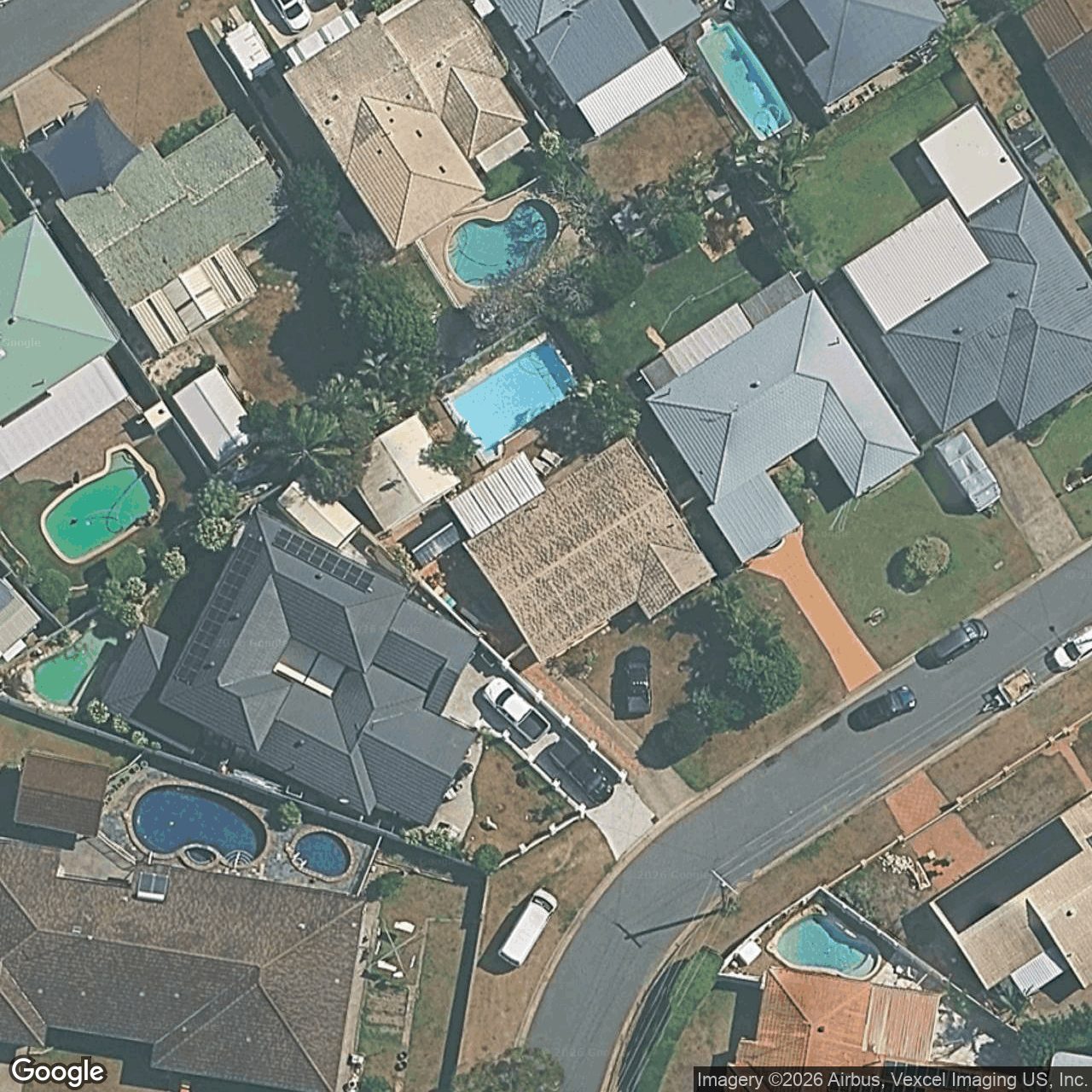 Aerial view of 21 Eagle Avenue, Burleigh Waters QLD 4220