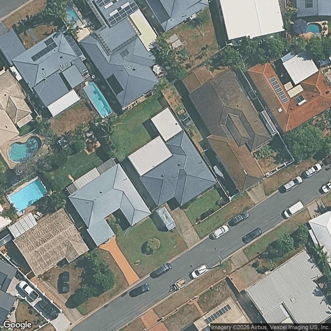 Aerial view of 17 Eagle Avenue, Burleigh Waters QLD 4220