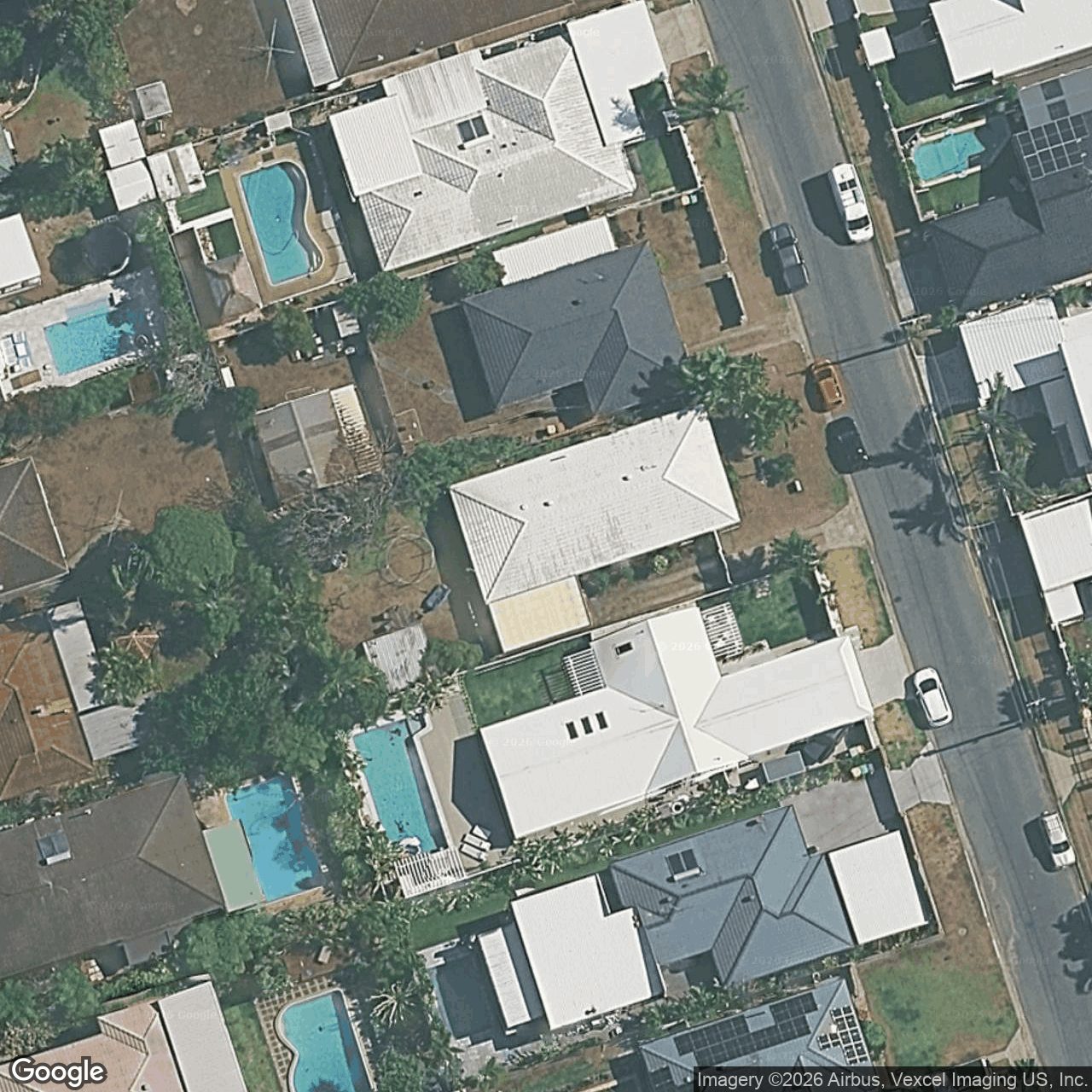 Aerial view of 42 Aruma Avenue, Burleigh Waters QLD 4220
