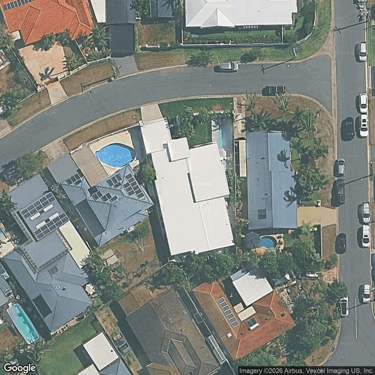 Aerial view of 4 Tern Drive, Burleigh Waters QLD 4220